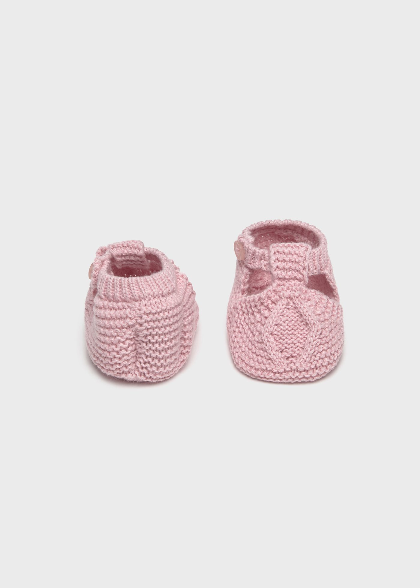 Newborn boy tricot booties