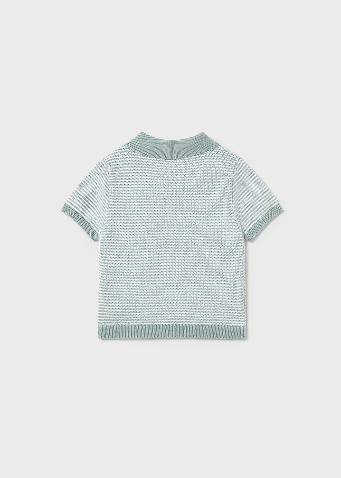 Baby striped tricot polo shirt