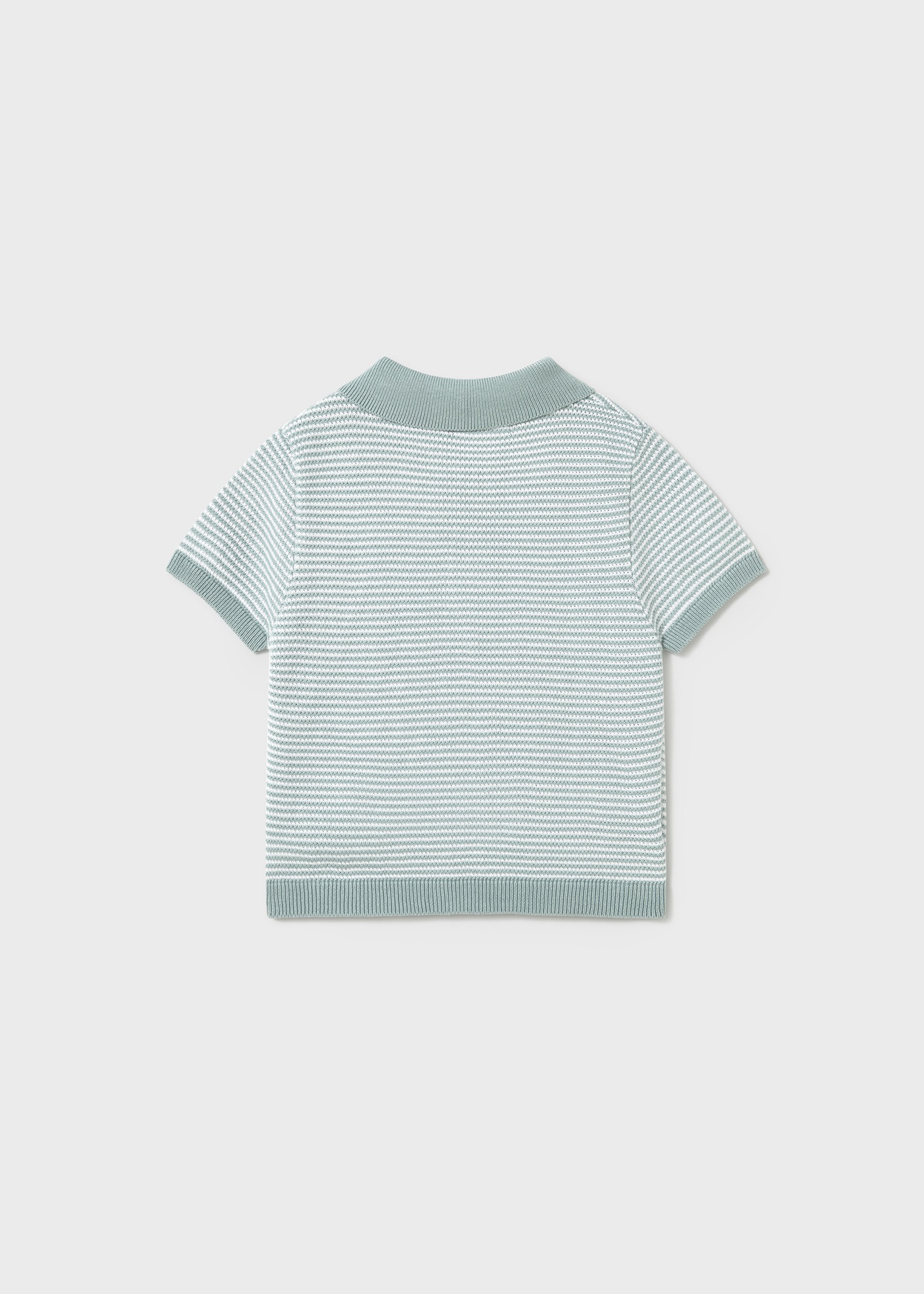 Polo a righe tricot neonato