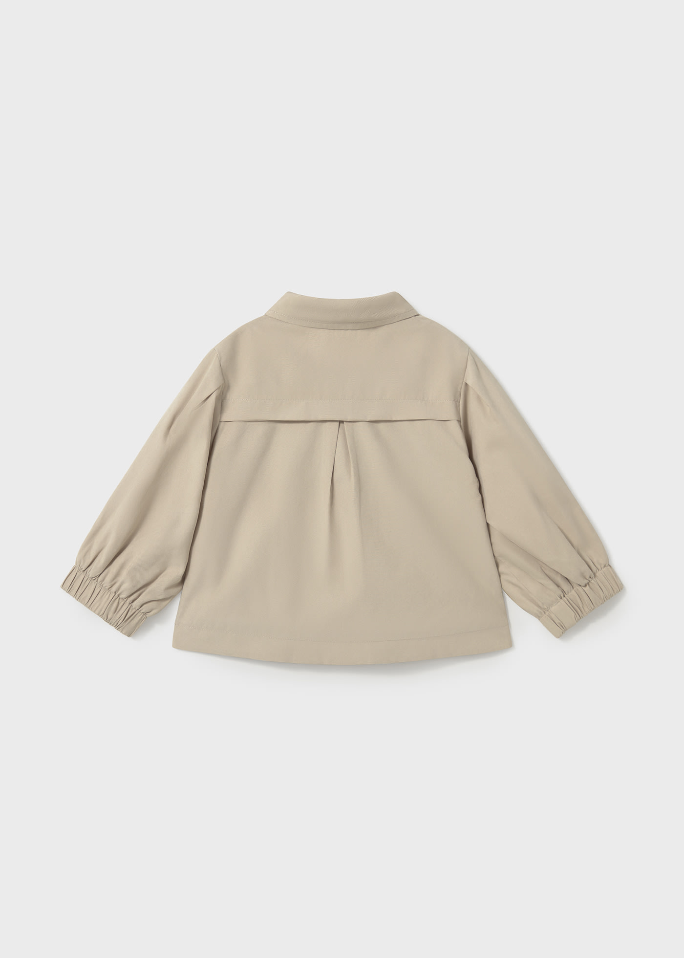 Baby crop trench jacket