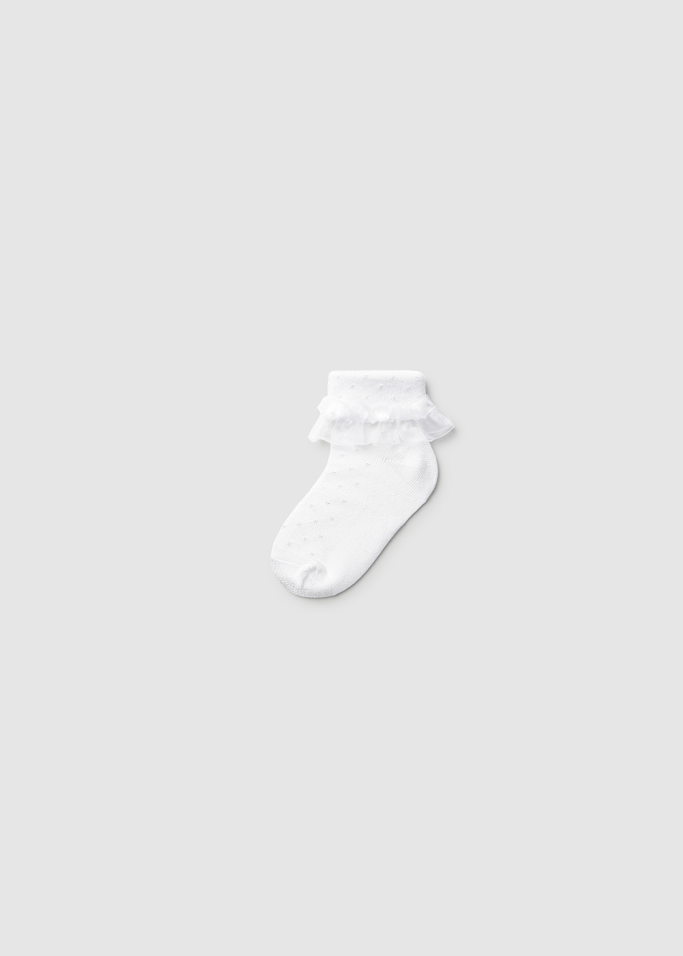 Calze volant tulle neonata