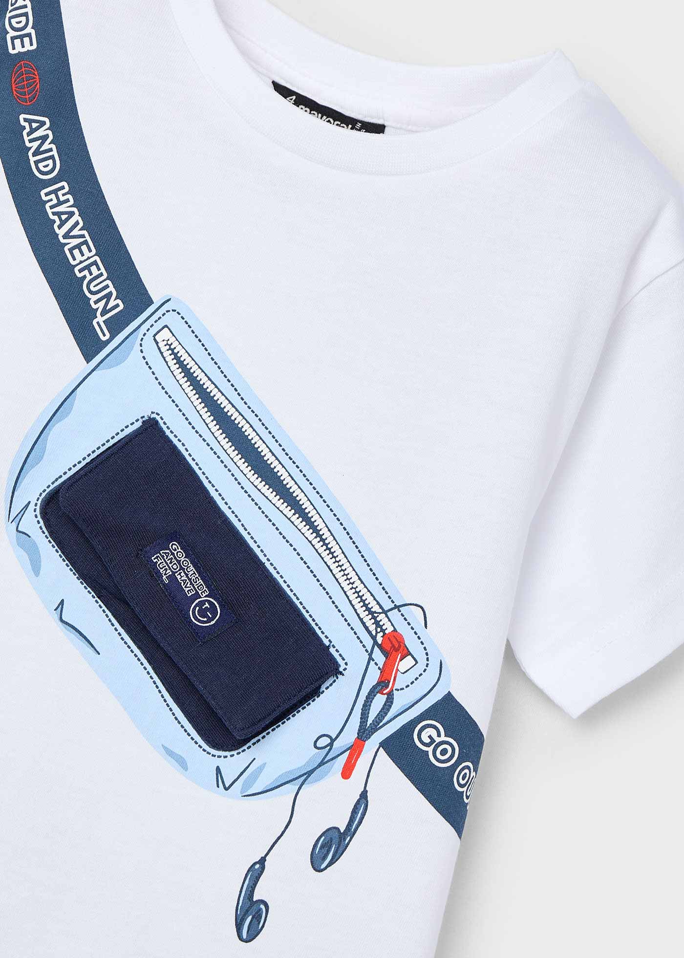 Boy bag print t-shirt