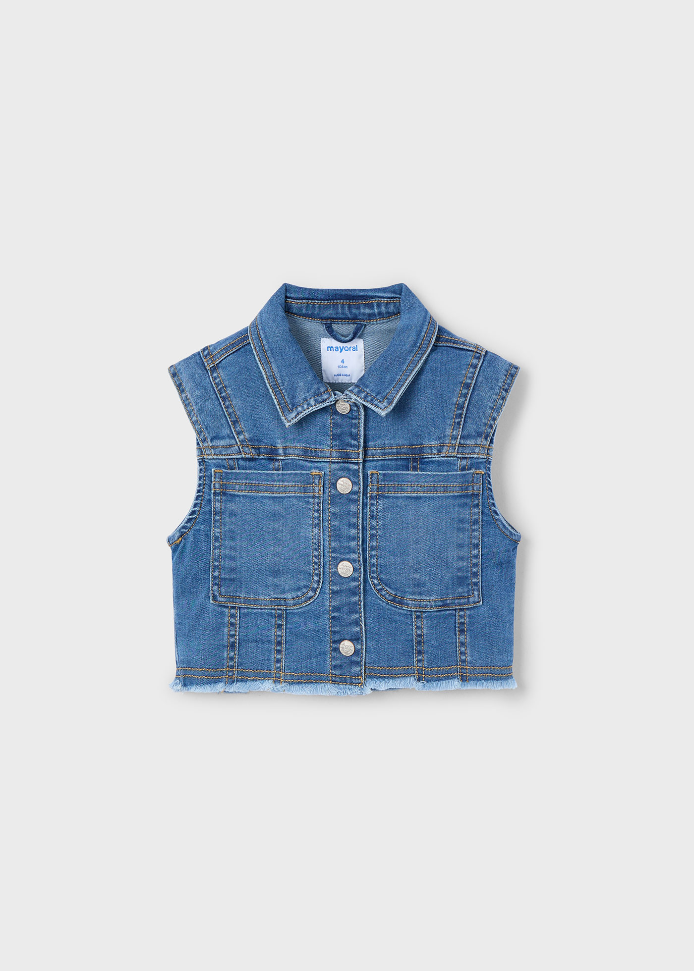 Girl Denim Vest