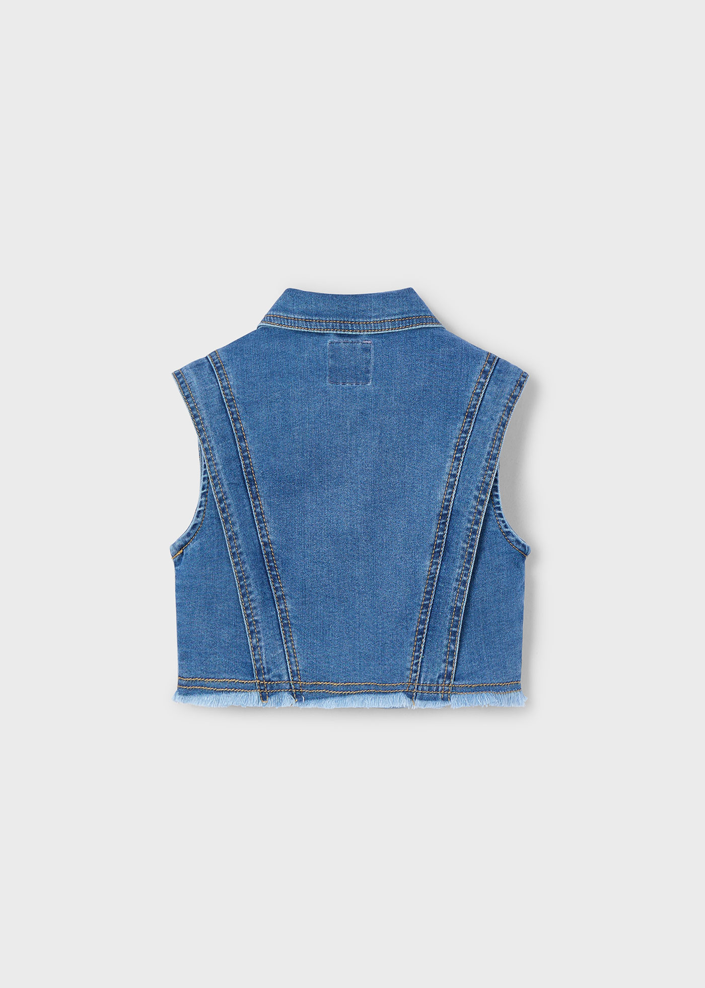 Gilet en denim fille