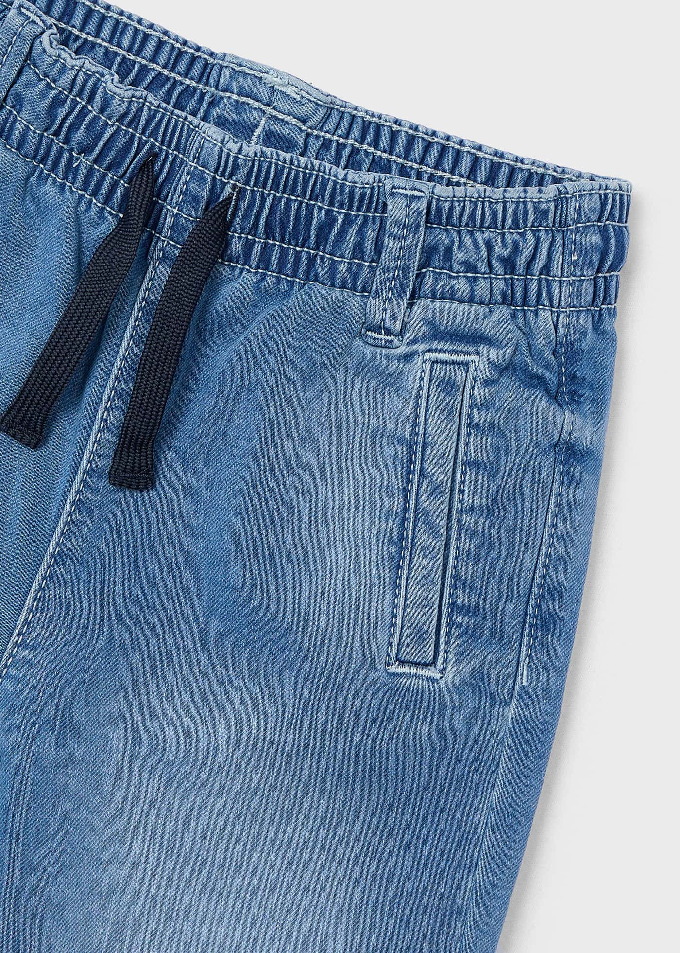 Boy jeans with drawstring