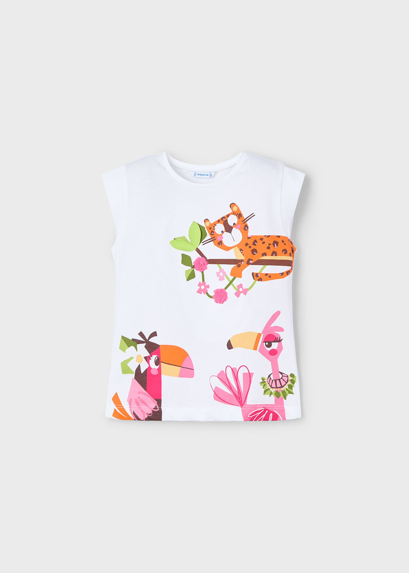 Completo 3 pezzi animali bambina