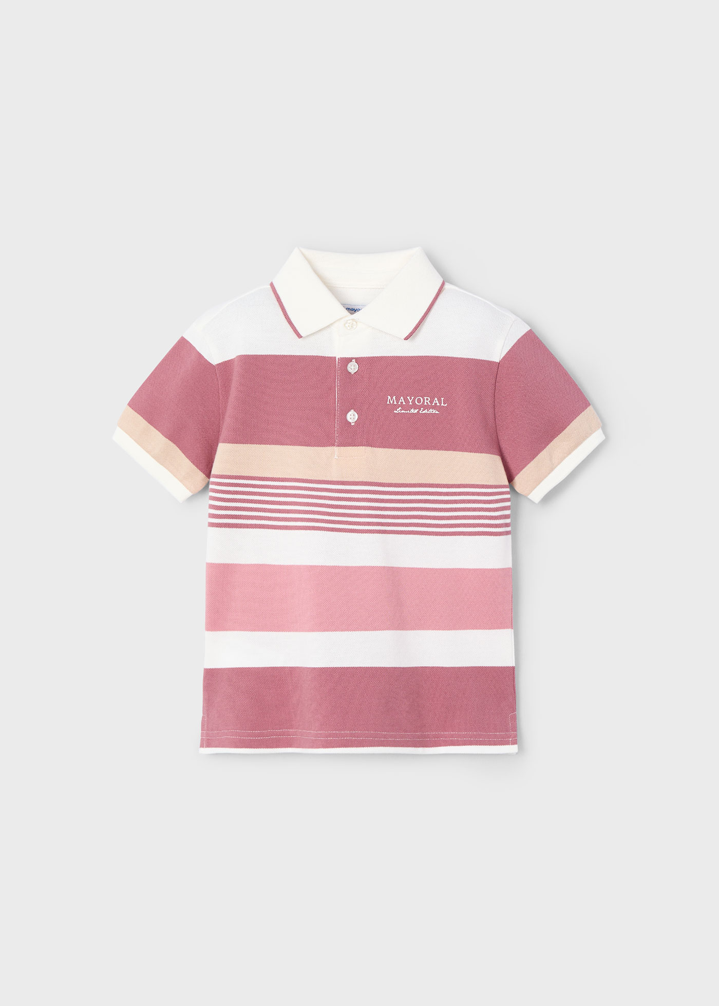 Boy striped polo shirt