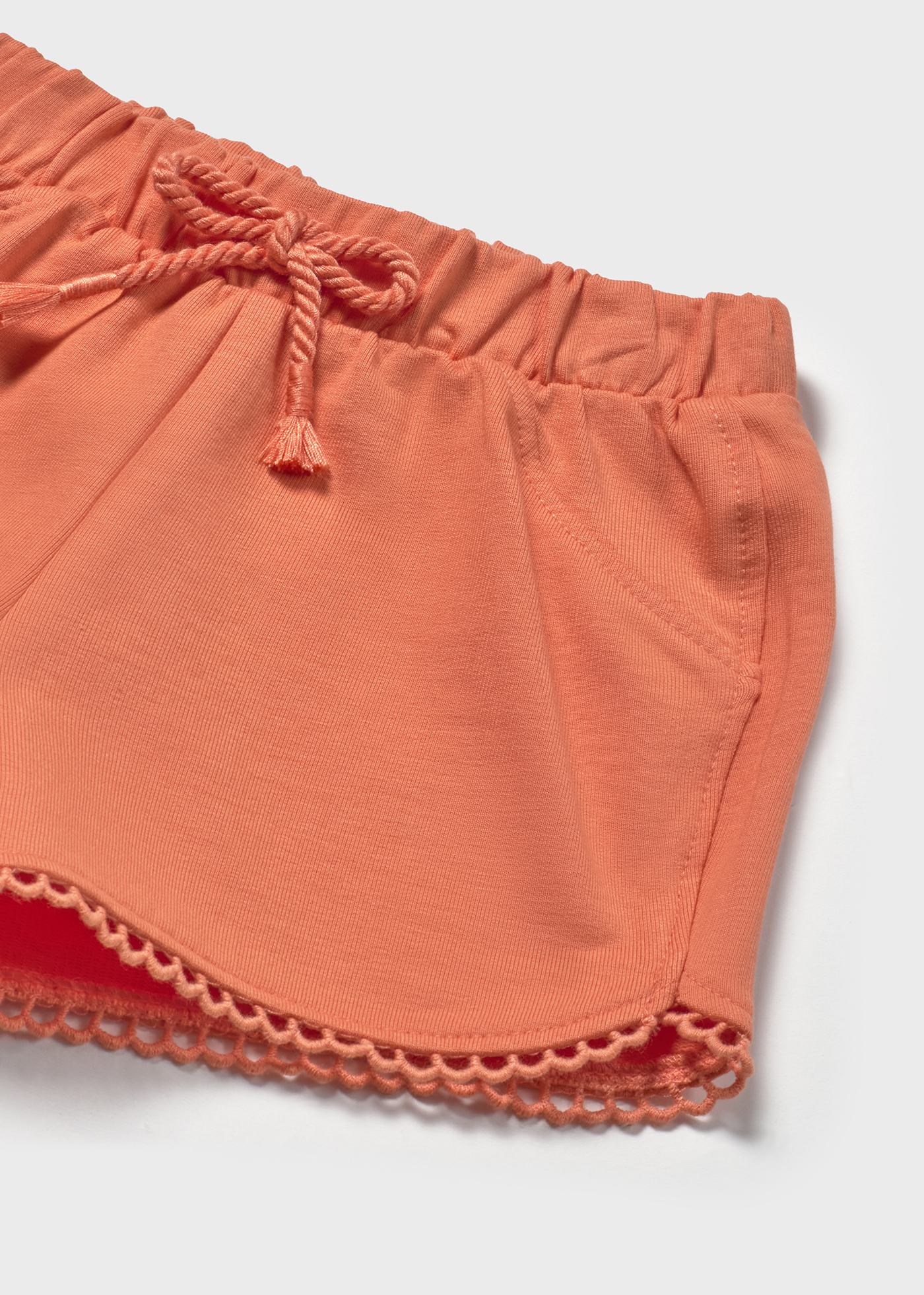 Pantaloni basic scurti bebe