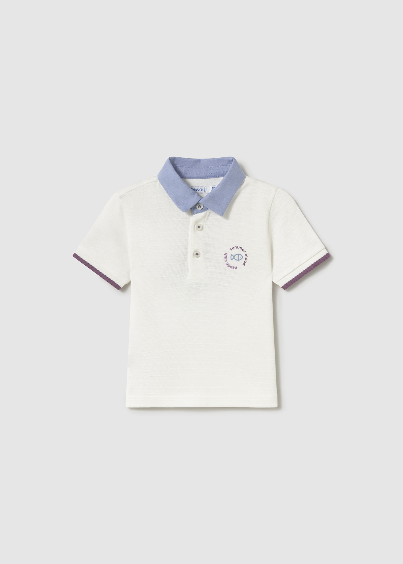 Polo cuello oxford bebé