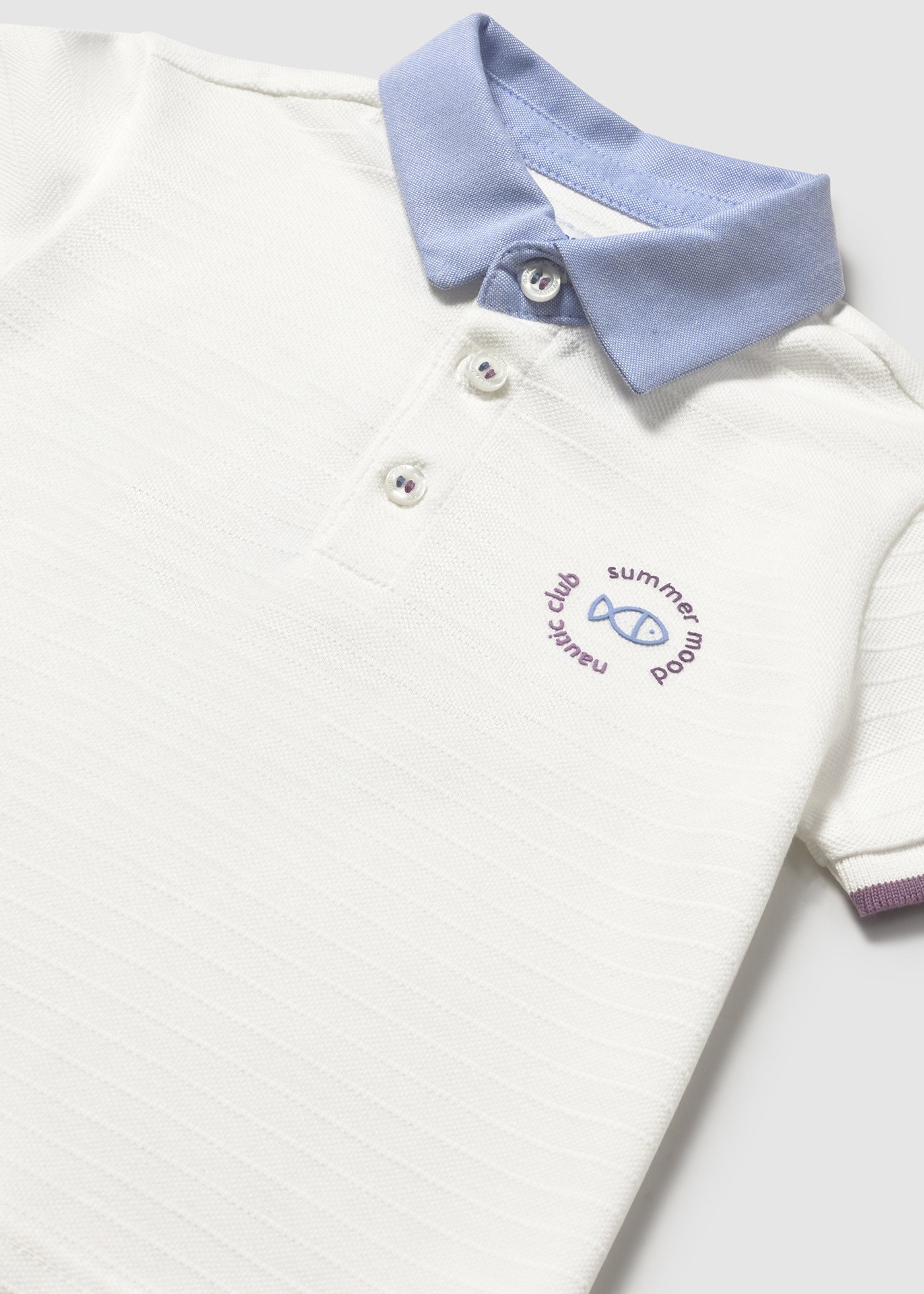 Polo cuello oxford bebé