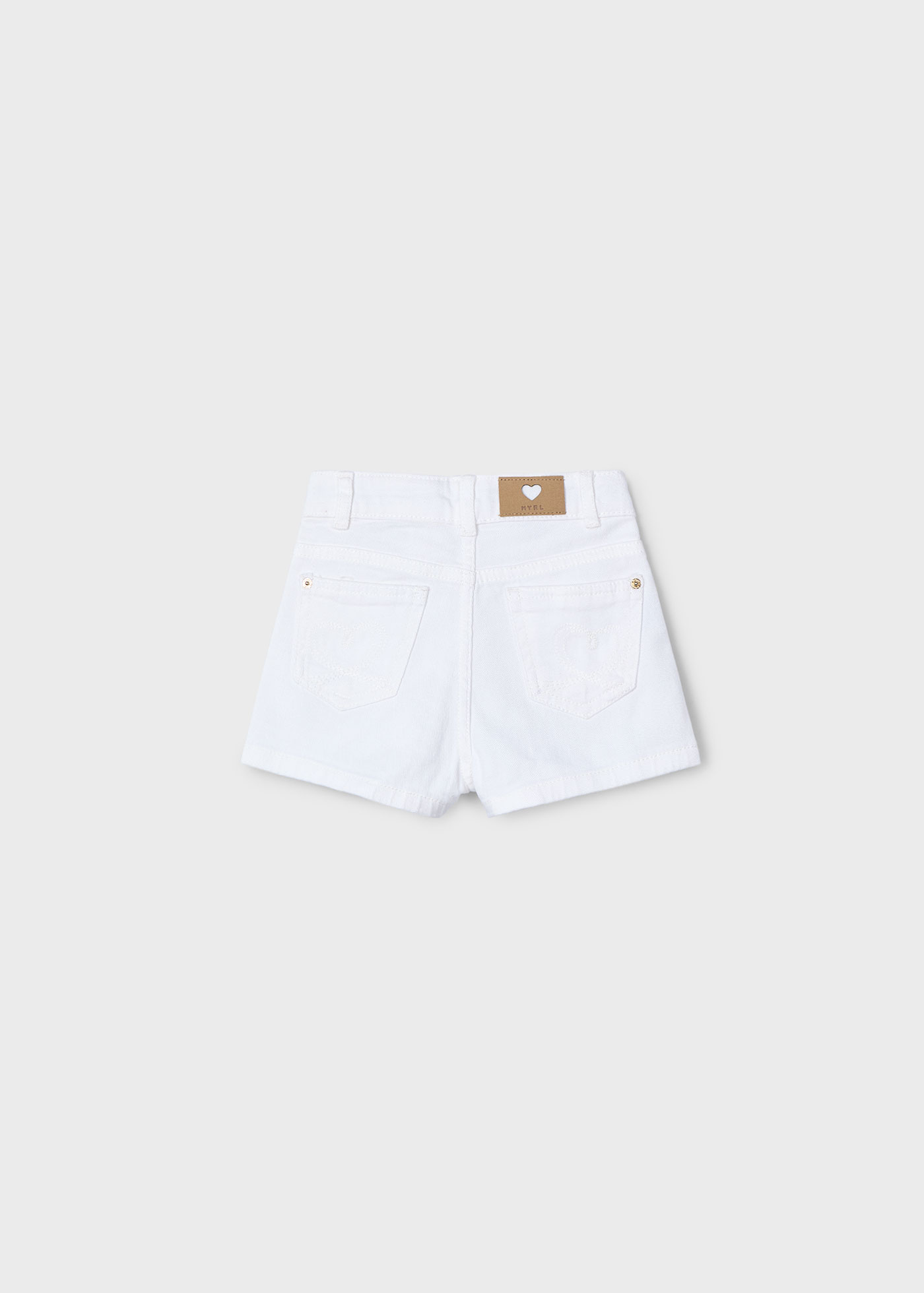 Pantalón corto básico sarga niña