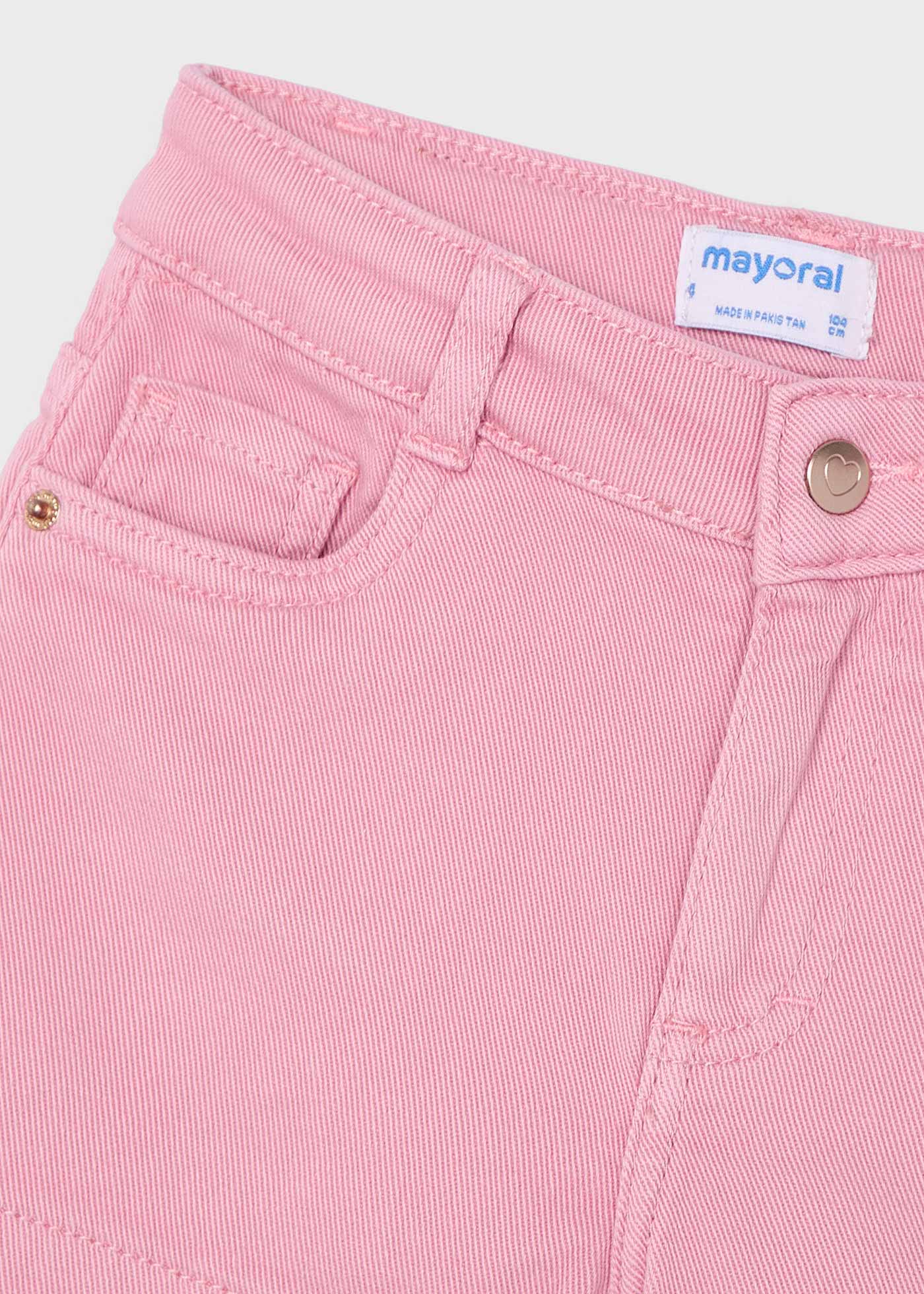 Pantalón corto básico sarga niña