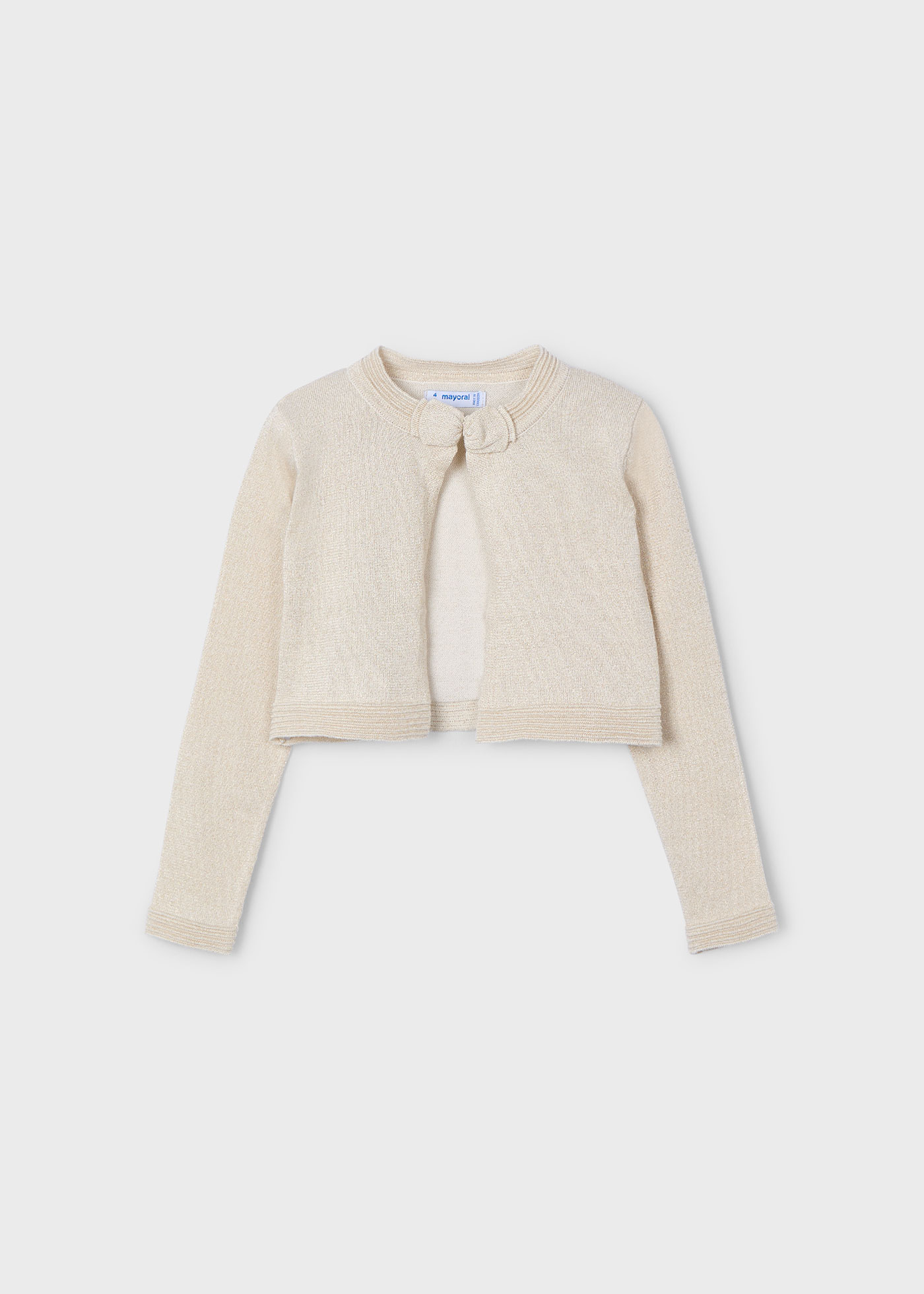 Cardigan basic tricot fetita
