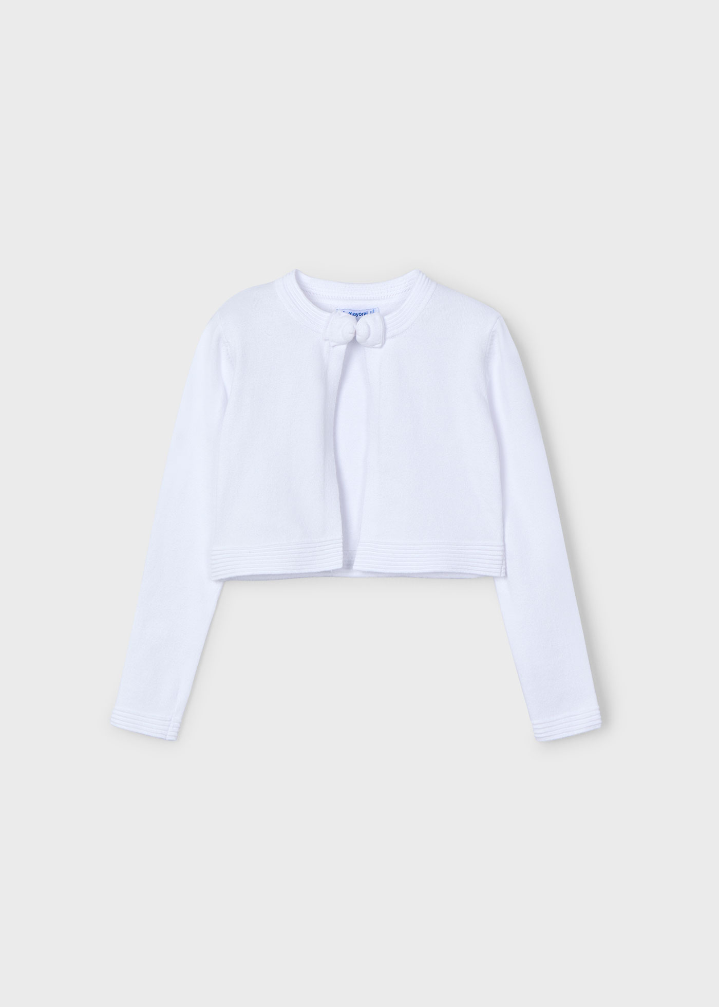 Cardigan basico in maglia bambina