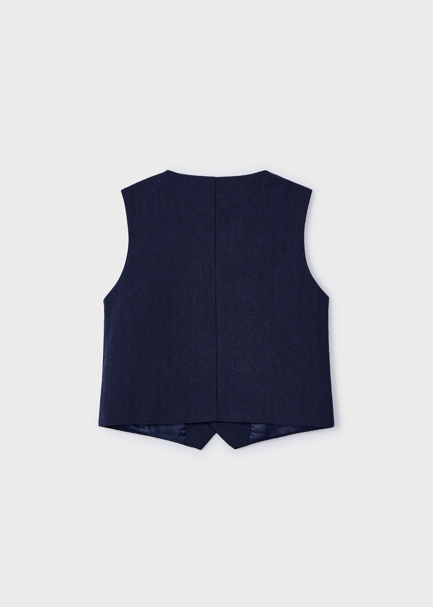 Boy Linen Suit Vest