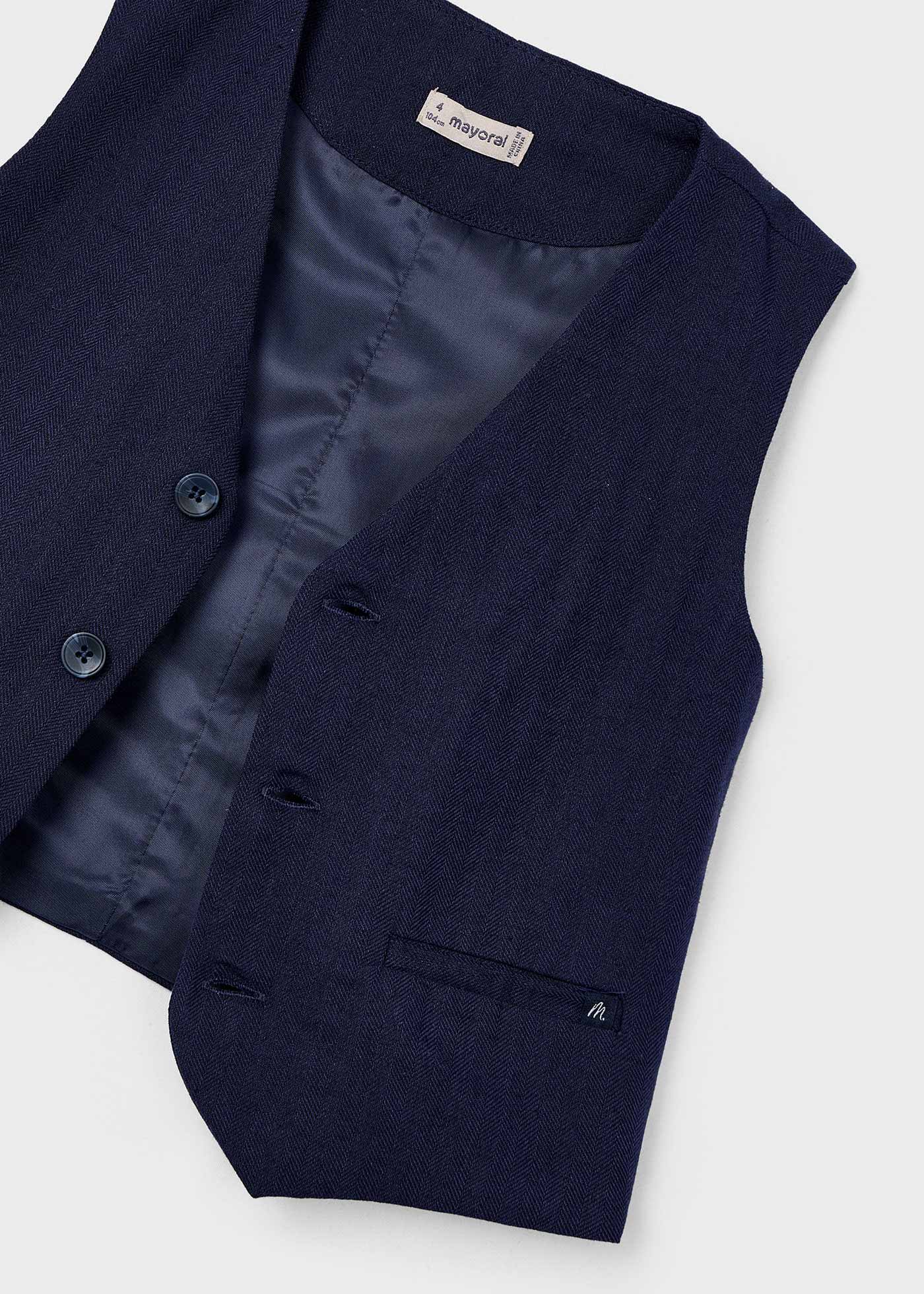 Gilet elegante lino bambino