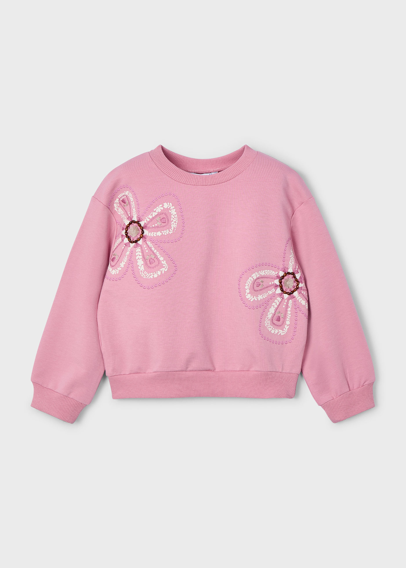 Girl flower sweatshirt