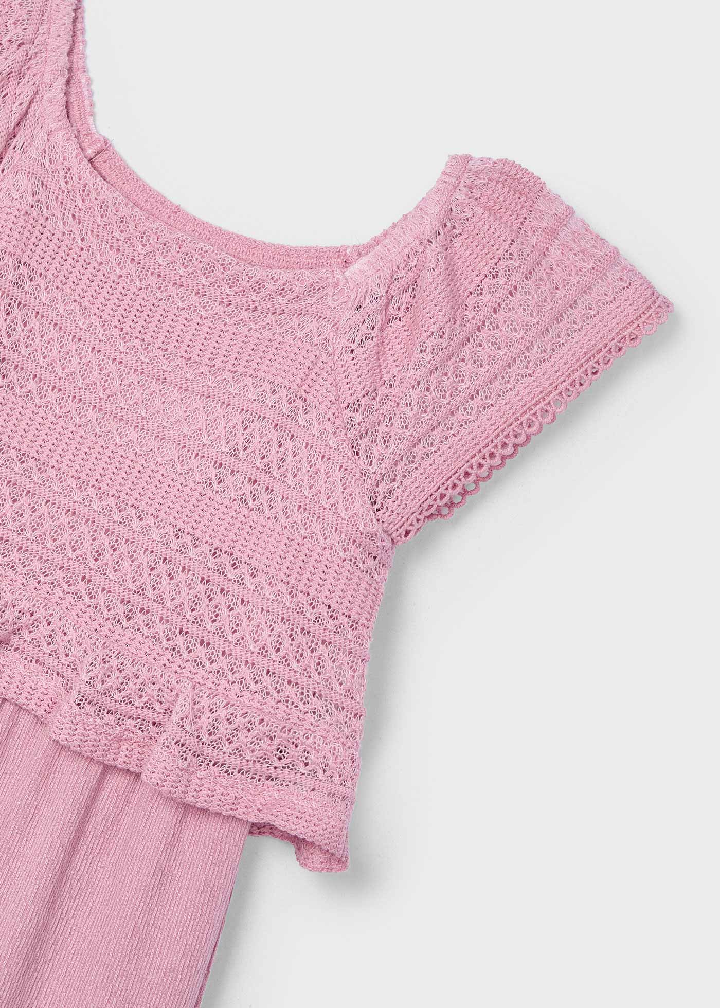 Kombinezon crochet dla dziewczynki