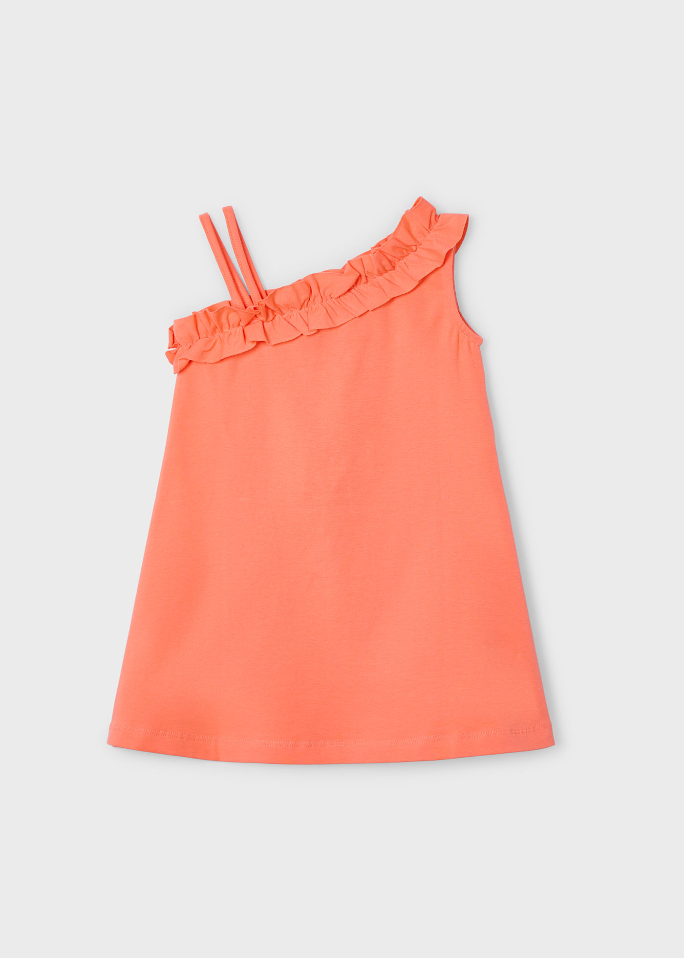 Vestido assimétrico menina