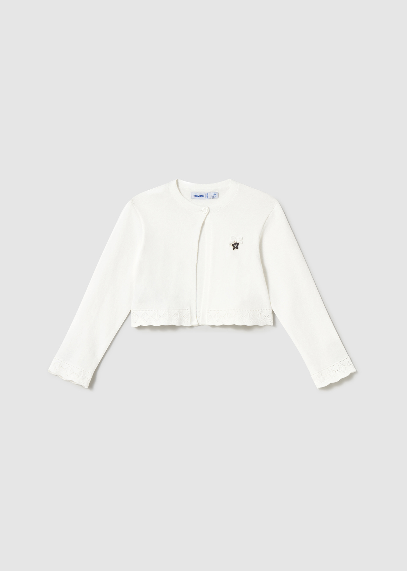 Cardigan basico tricot neonata