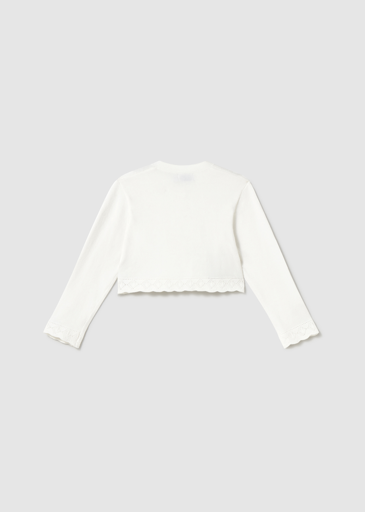 Cardigan basico tricot neonata