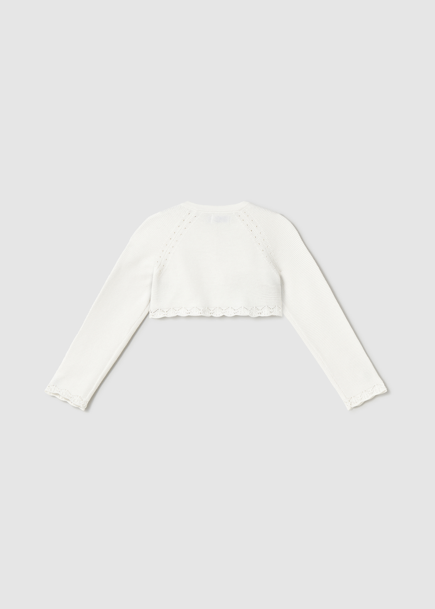 Baby Cropped Knit Cardigan