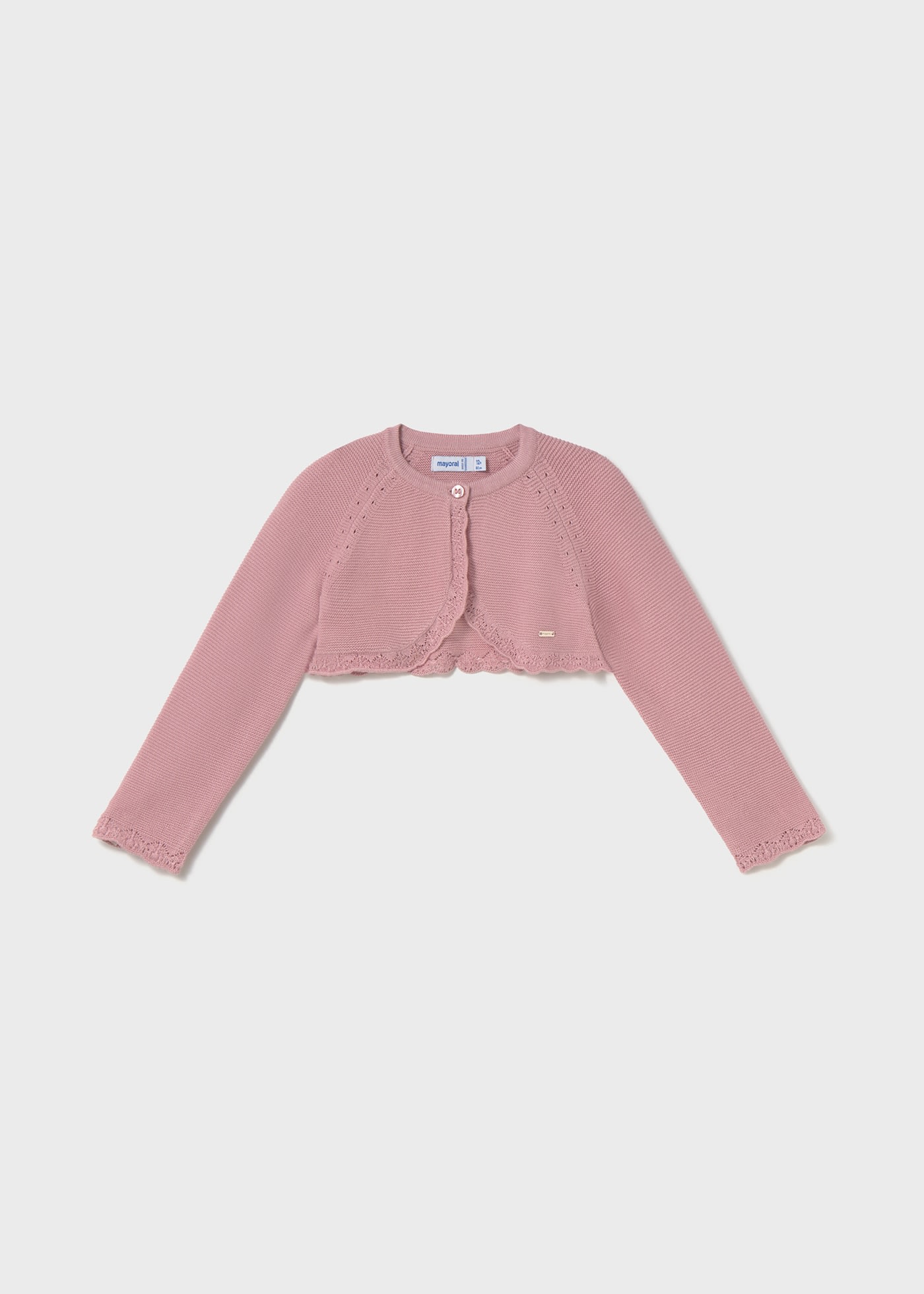 Baby Cropped Knit Cardigan