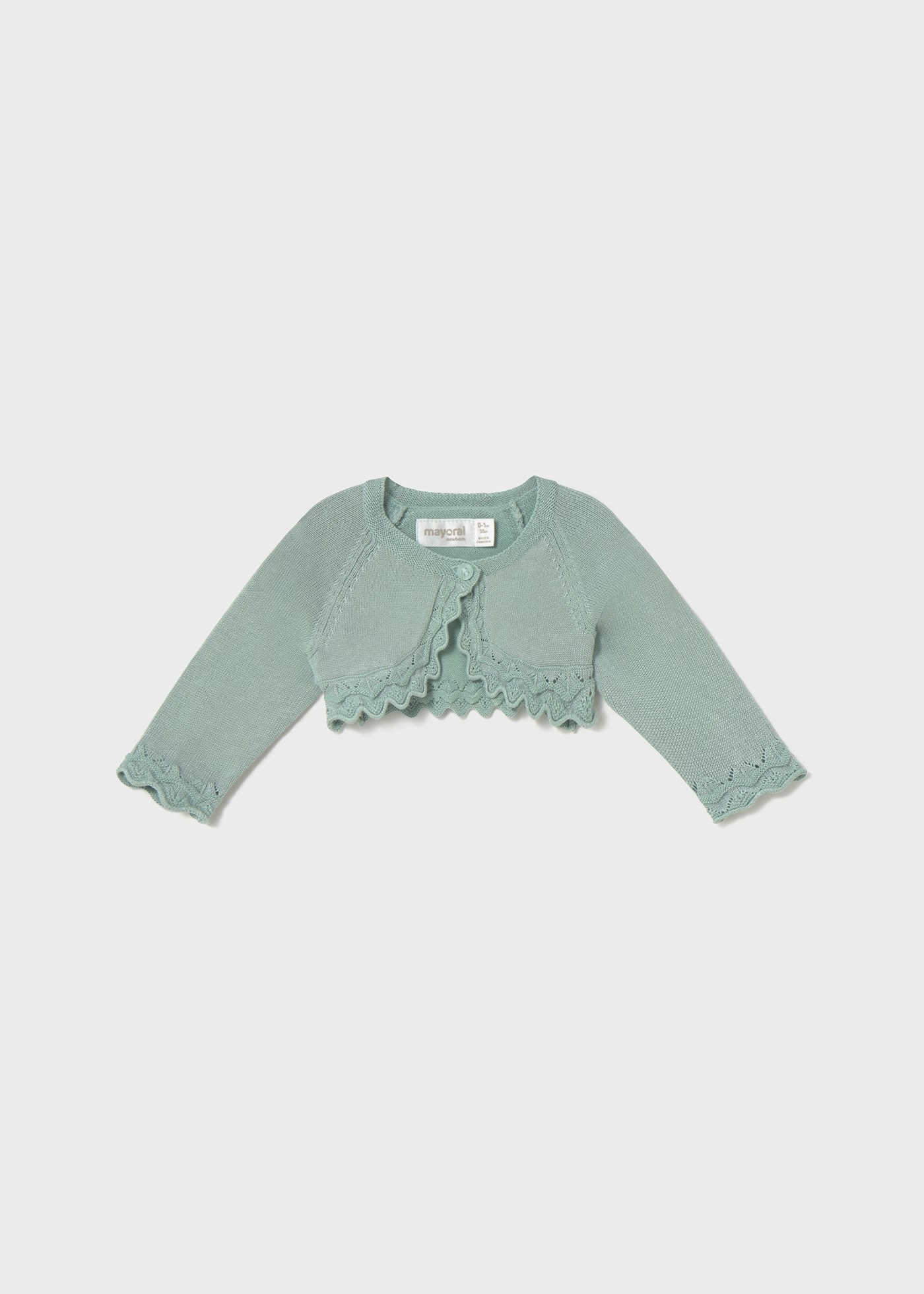 Rebeca tricot básica recién nacida