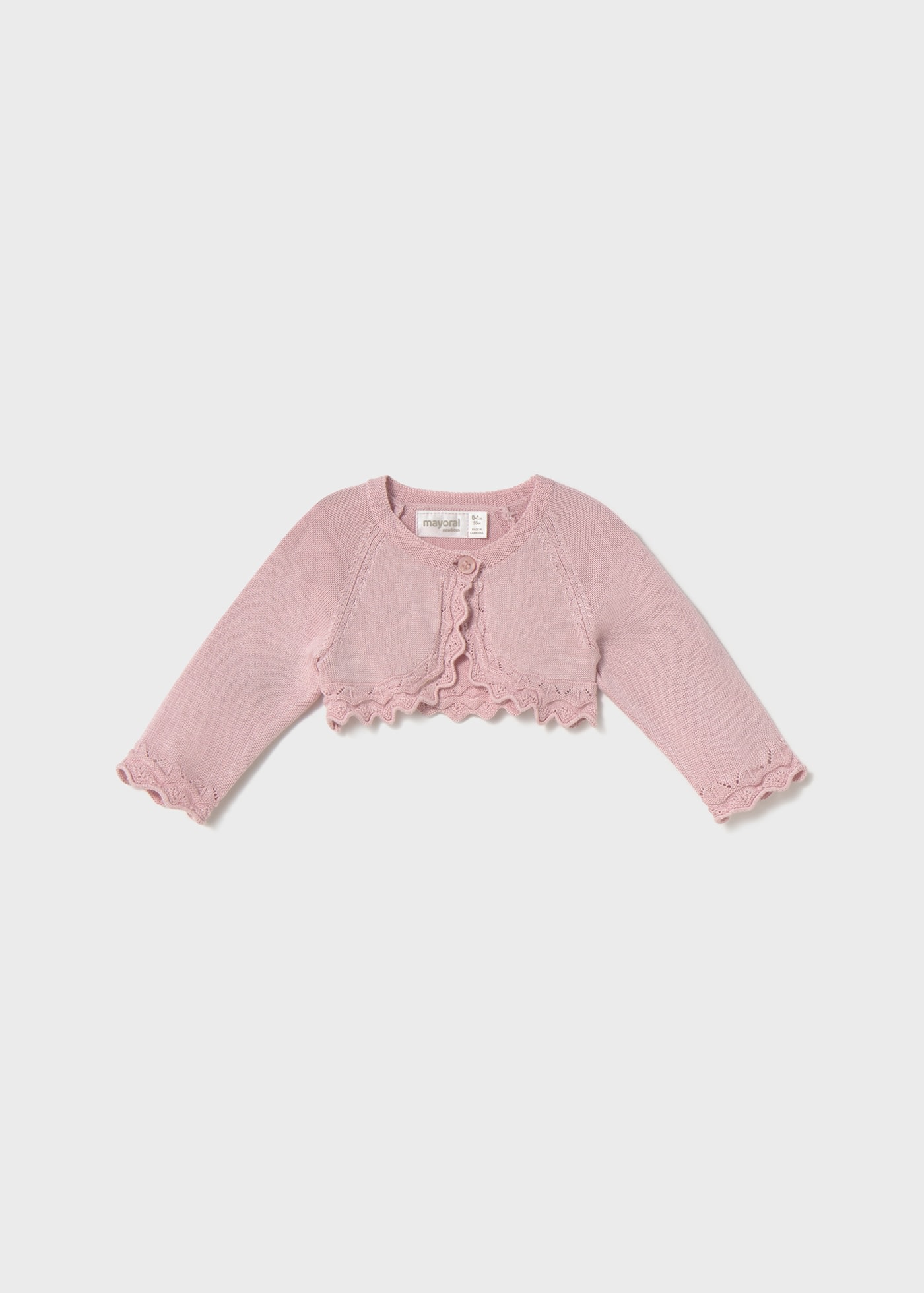 Cardigan tricot basic nou-nascut