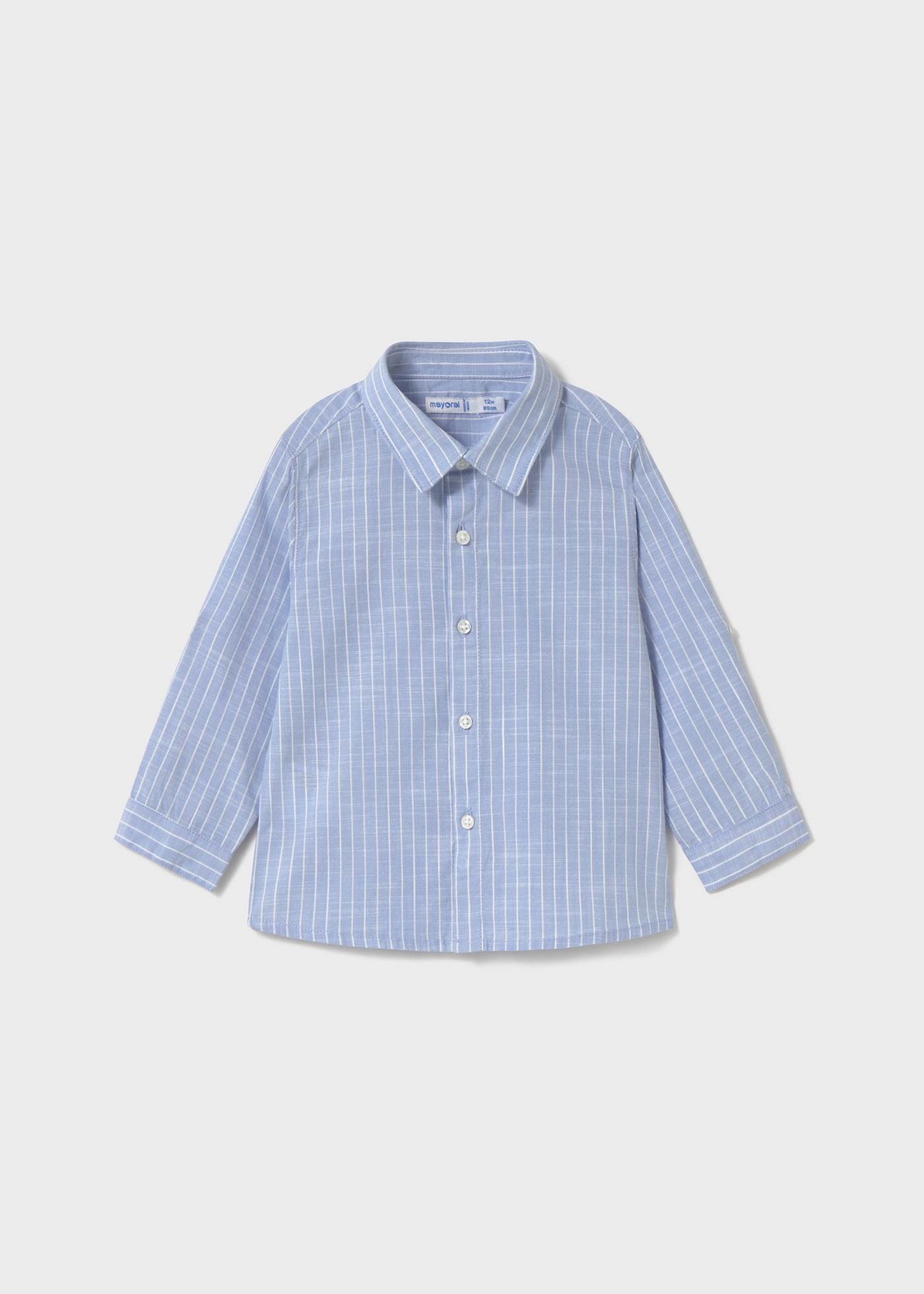Camisa manga comprida estampada bebé