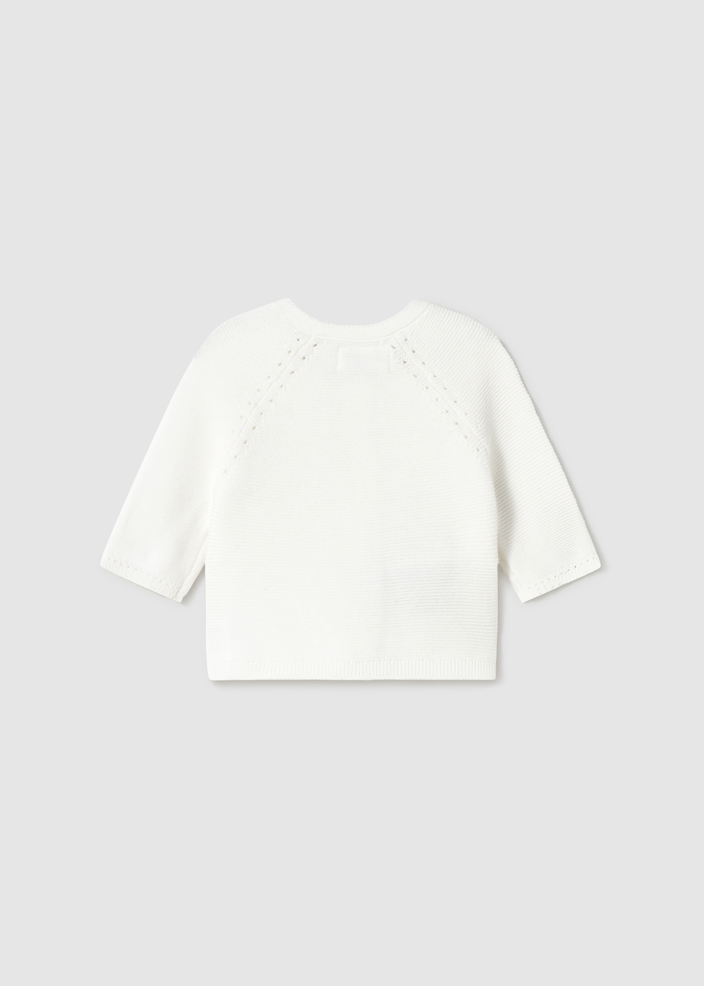 Cardigan tricot bottoni neonata