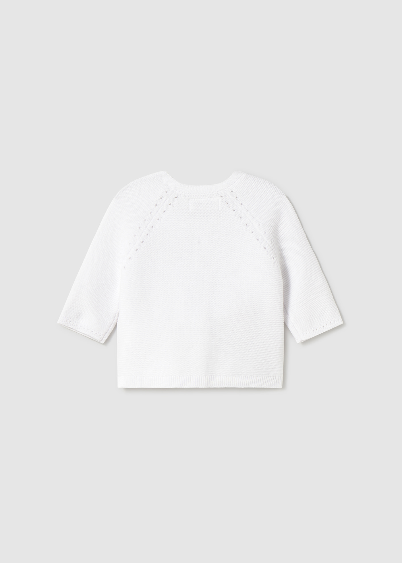 Rebeca tricot botones recién nacida