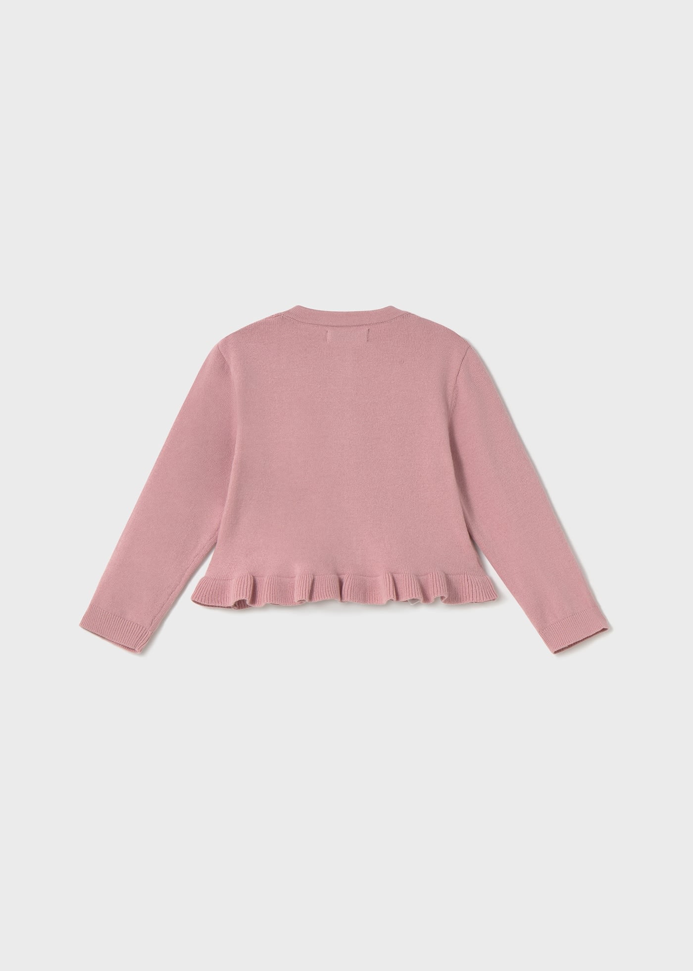 Cardigan tricot cu volane bebe