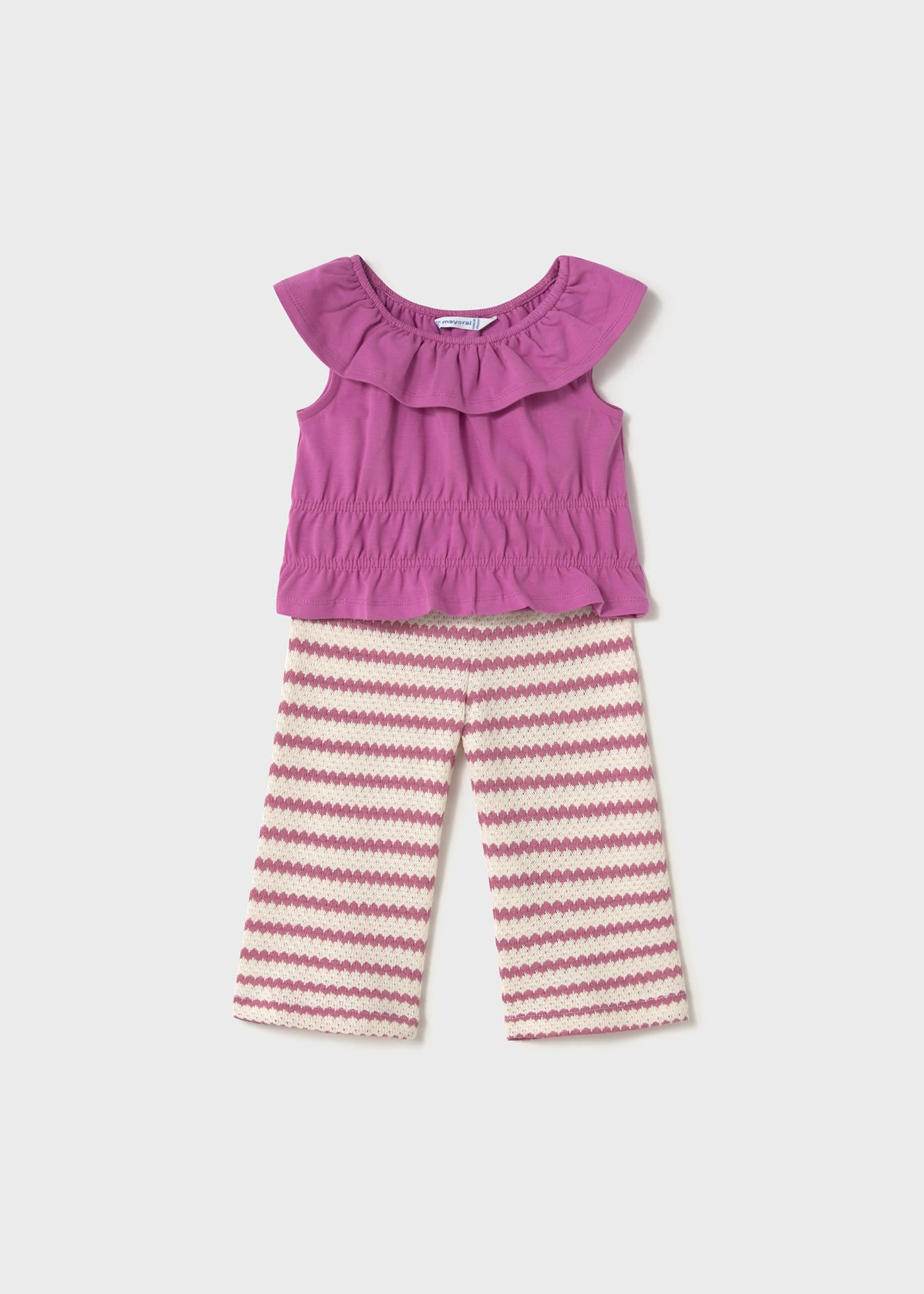 Completo pantalone e top neonata