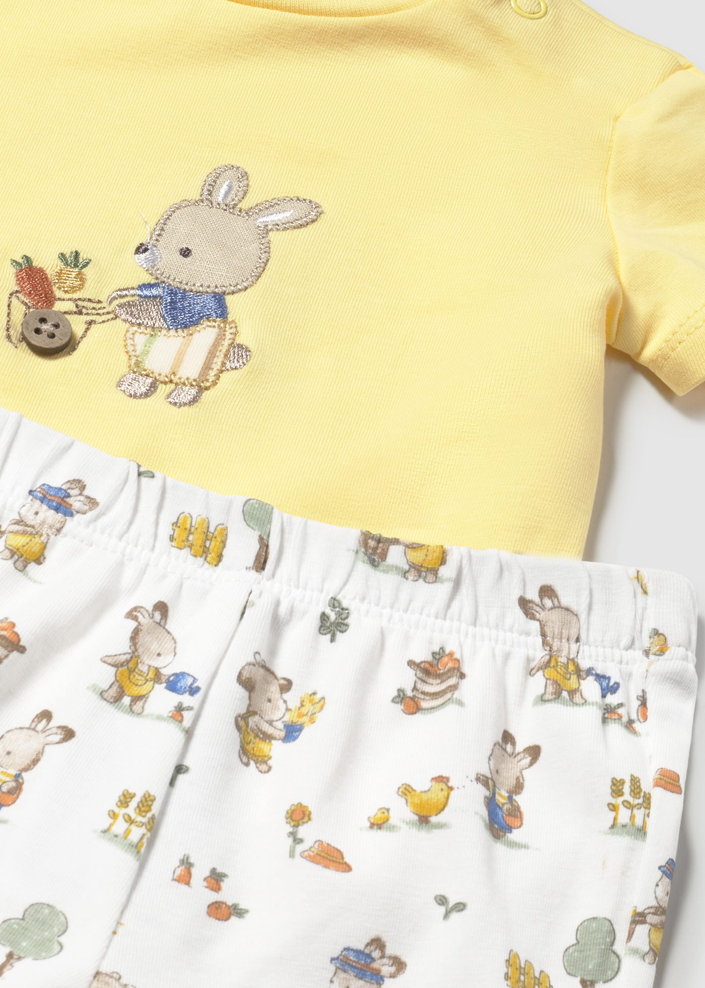 Newborn 4-Piece Set with Shorts