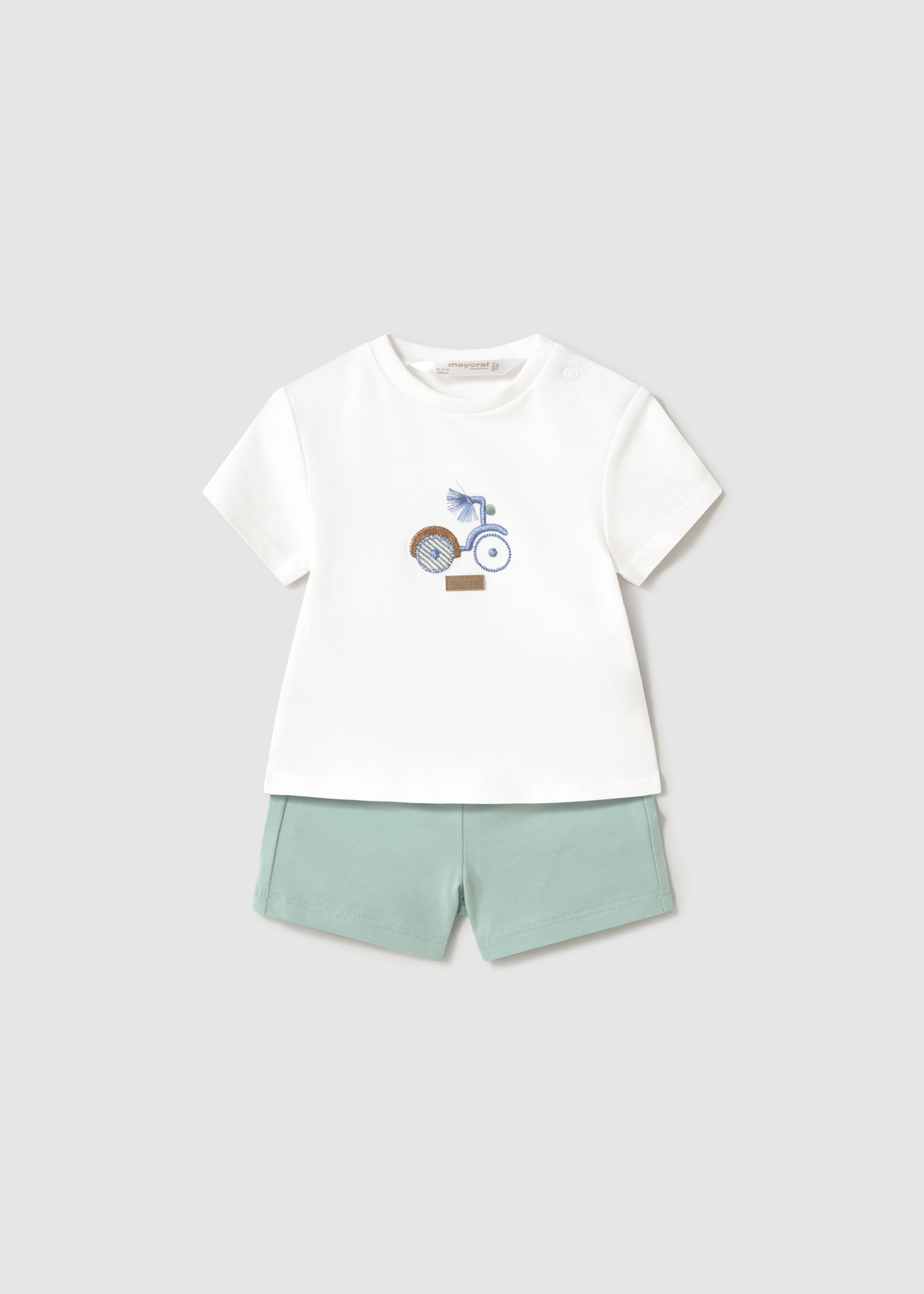 Newborn 4-Piece Set with Shorts