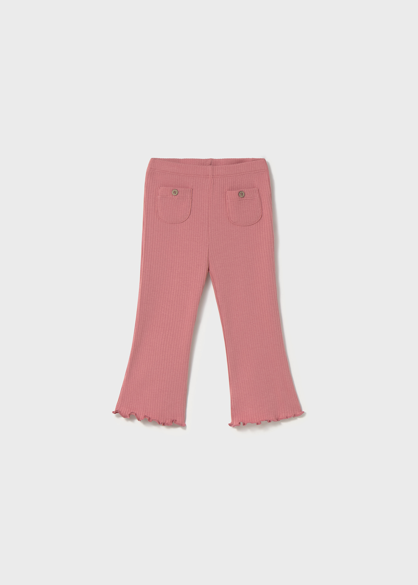 Leggings flared caneladas bebé