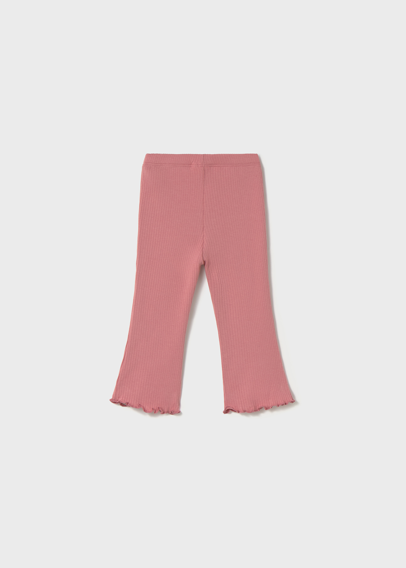 Baby flared ribbed leggings