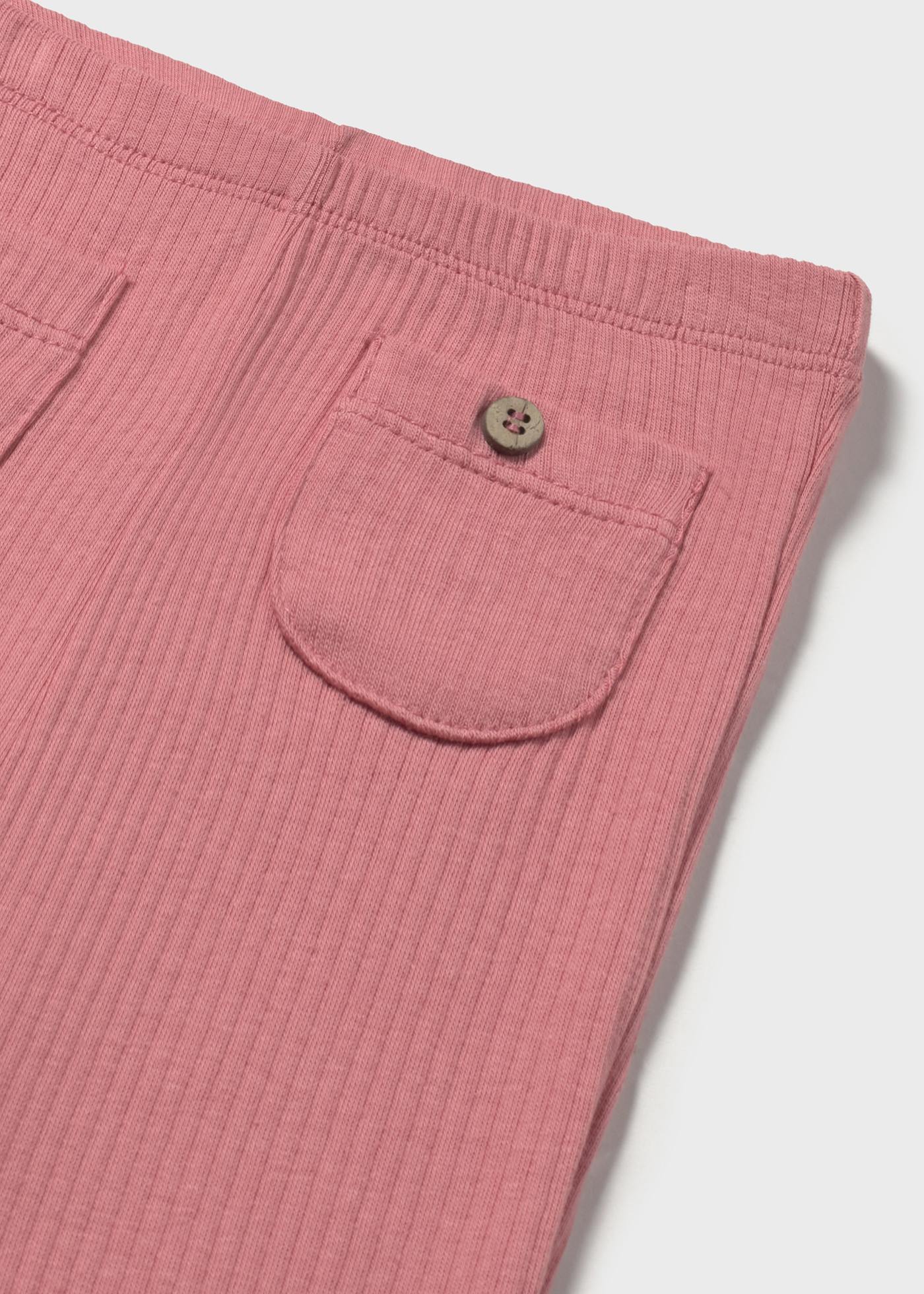 Leggings flared caneladas bebé