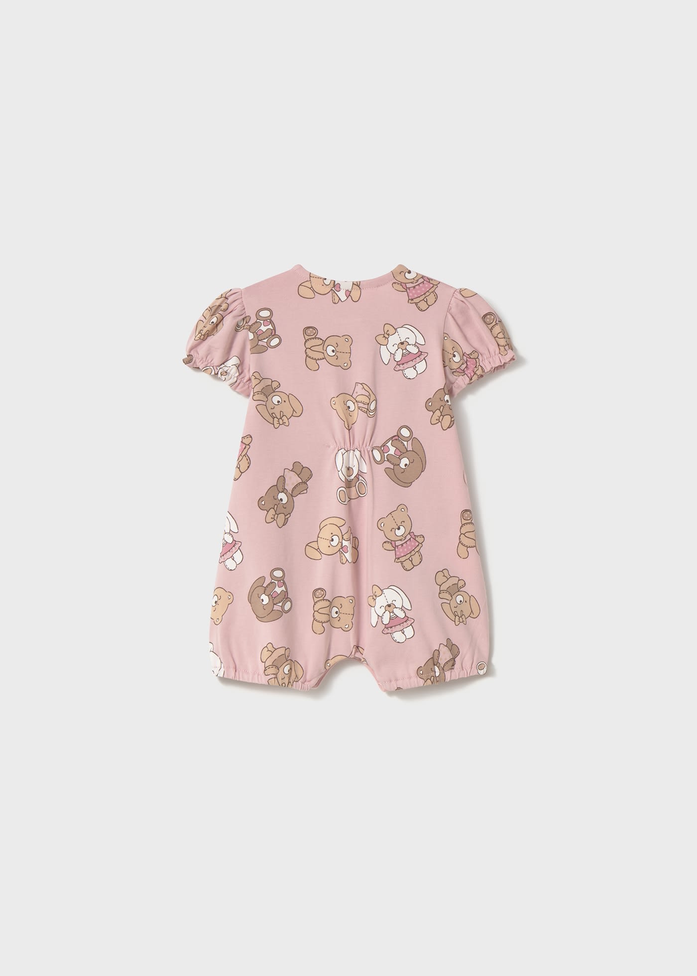 Newborn girl teddy romper