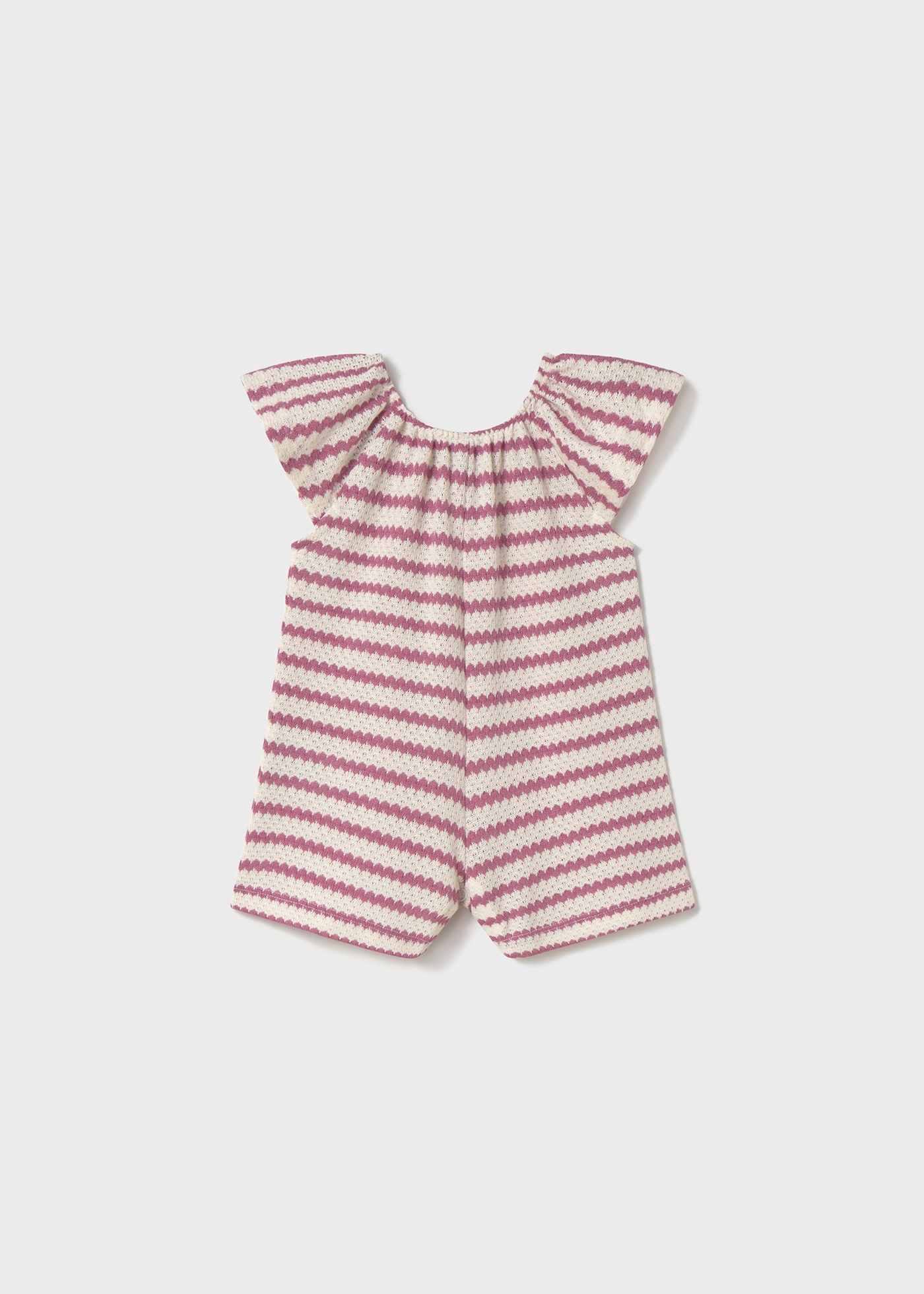 Baby Striped Crochet Romper