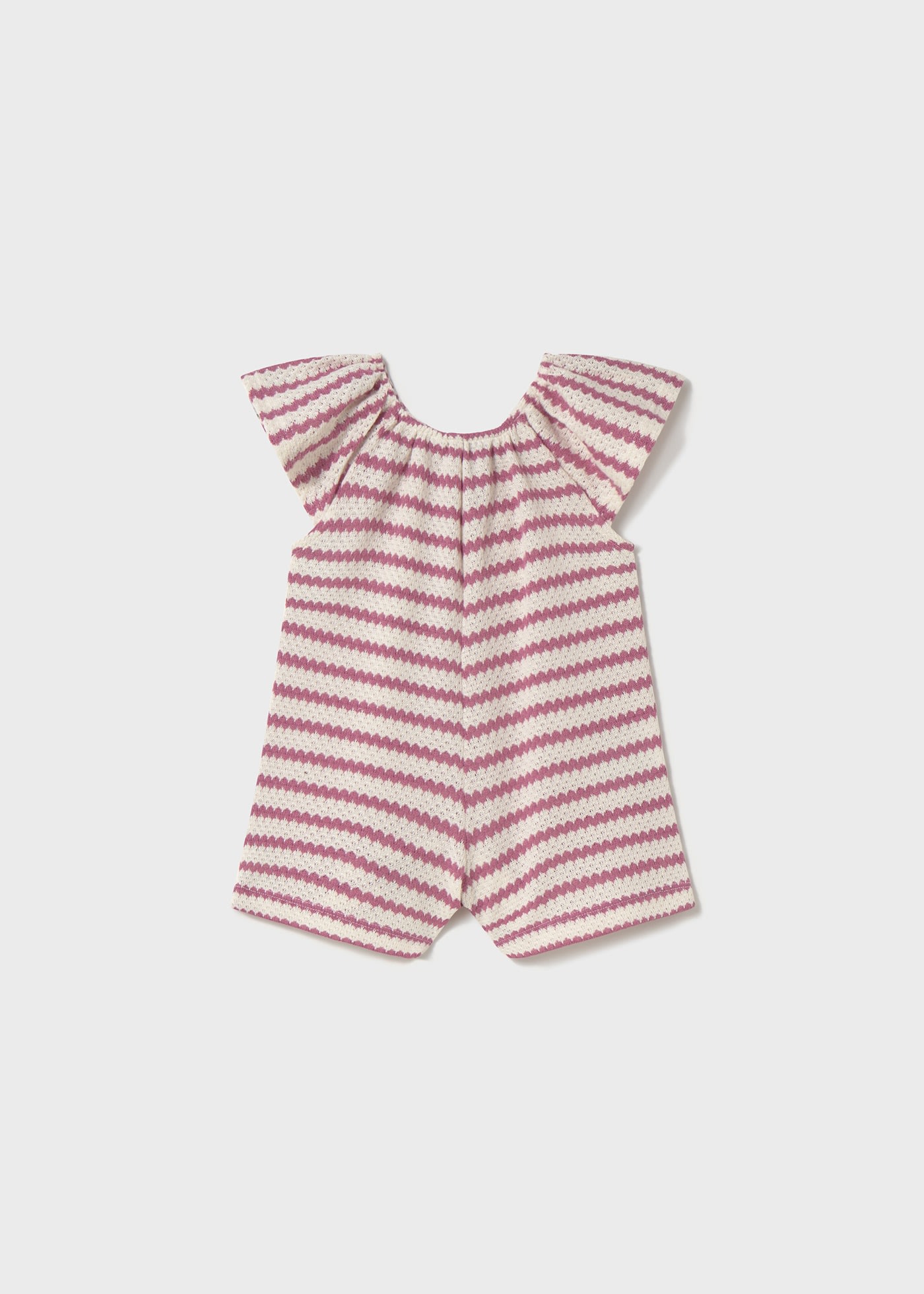 Baby Striped Crochet Romper