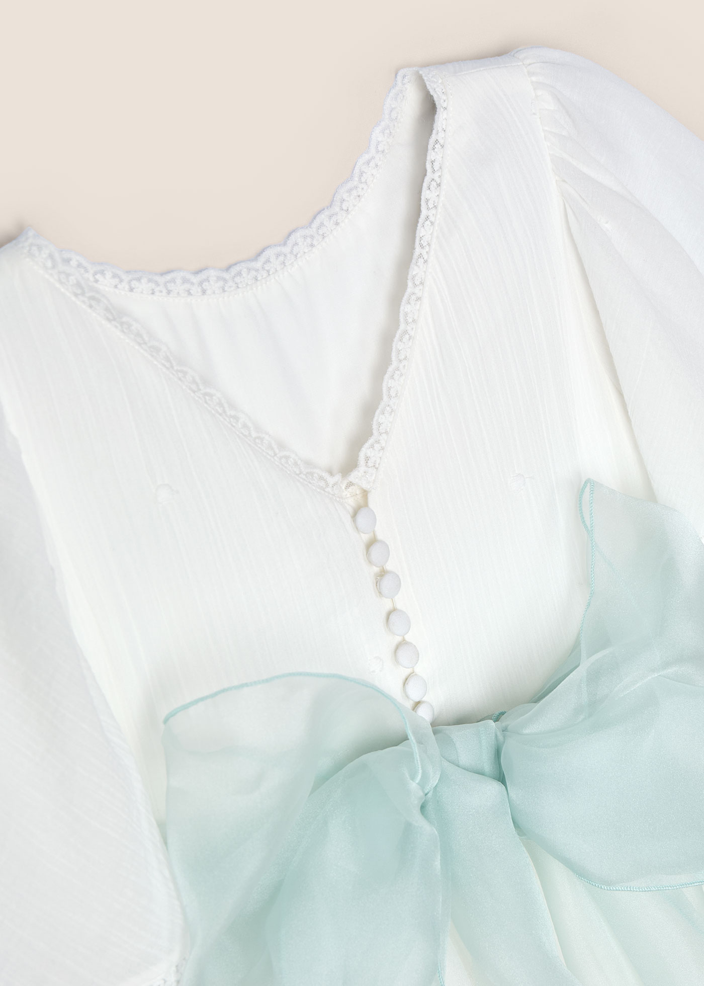 Vestido Comunhão bordado menina