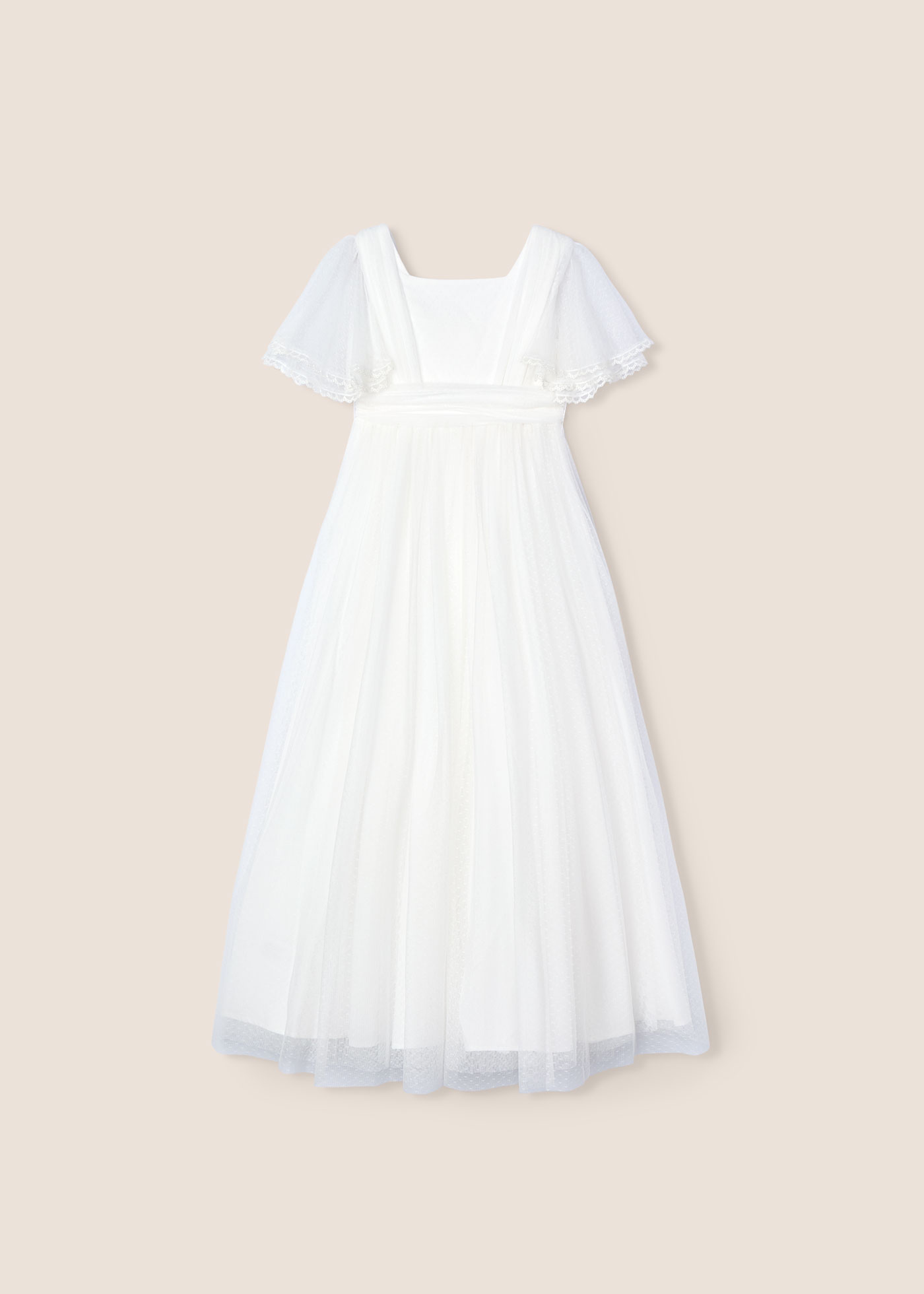 Girl tulle christening  dress