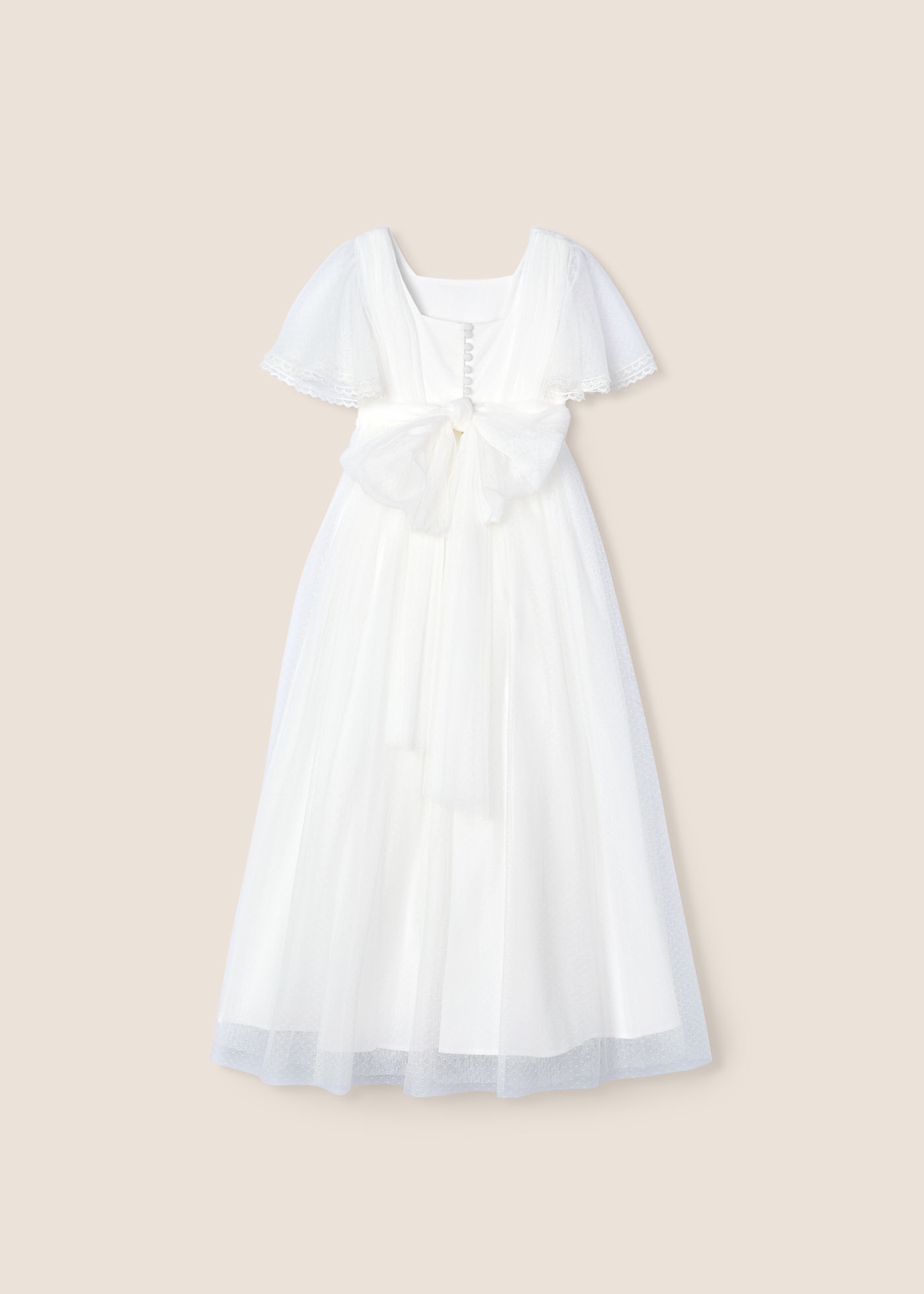 Girl tulle christening  dress