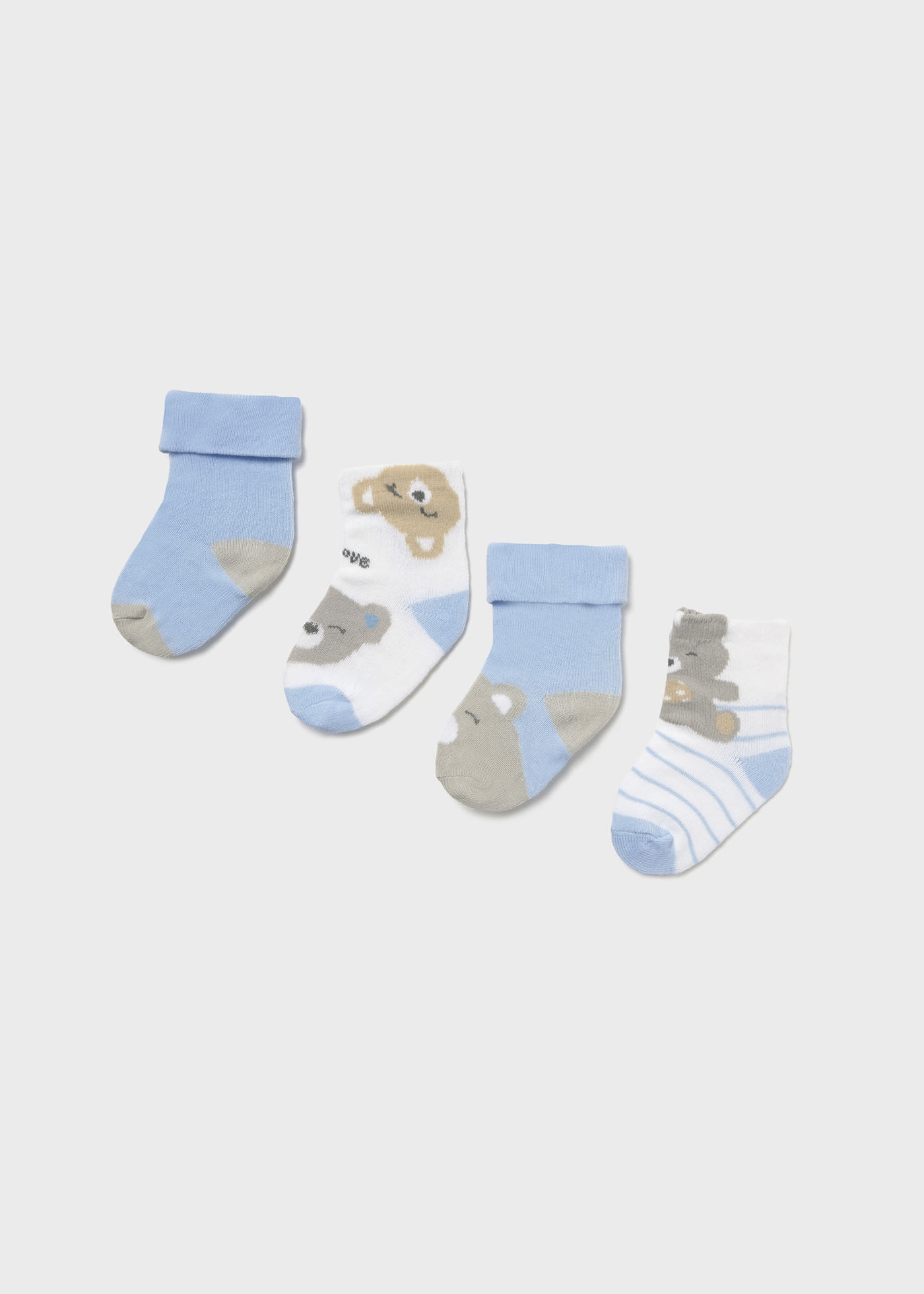 Set 4 sosete nou-nascut