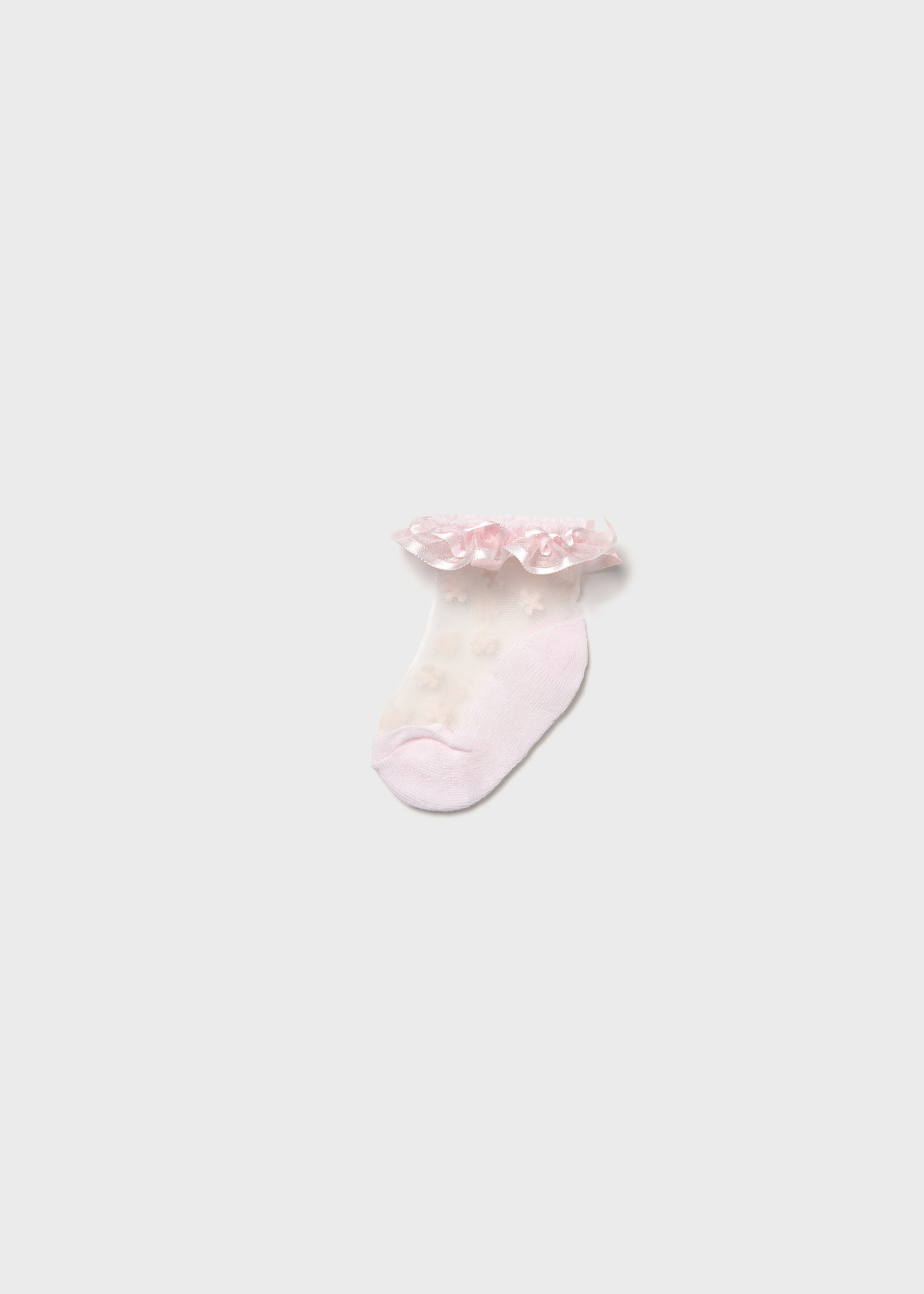 Newborn girl floral socks