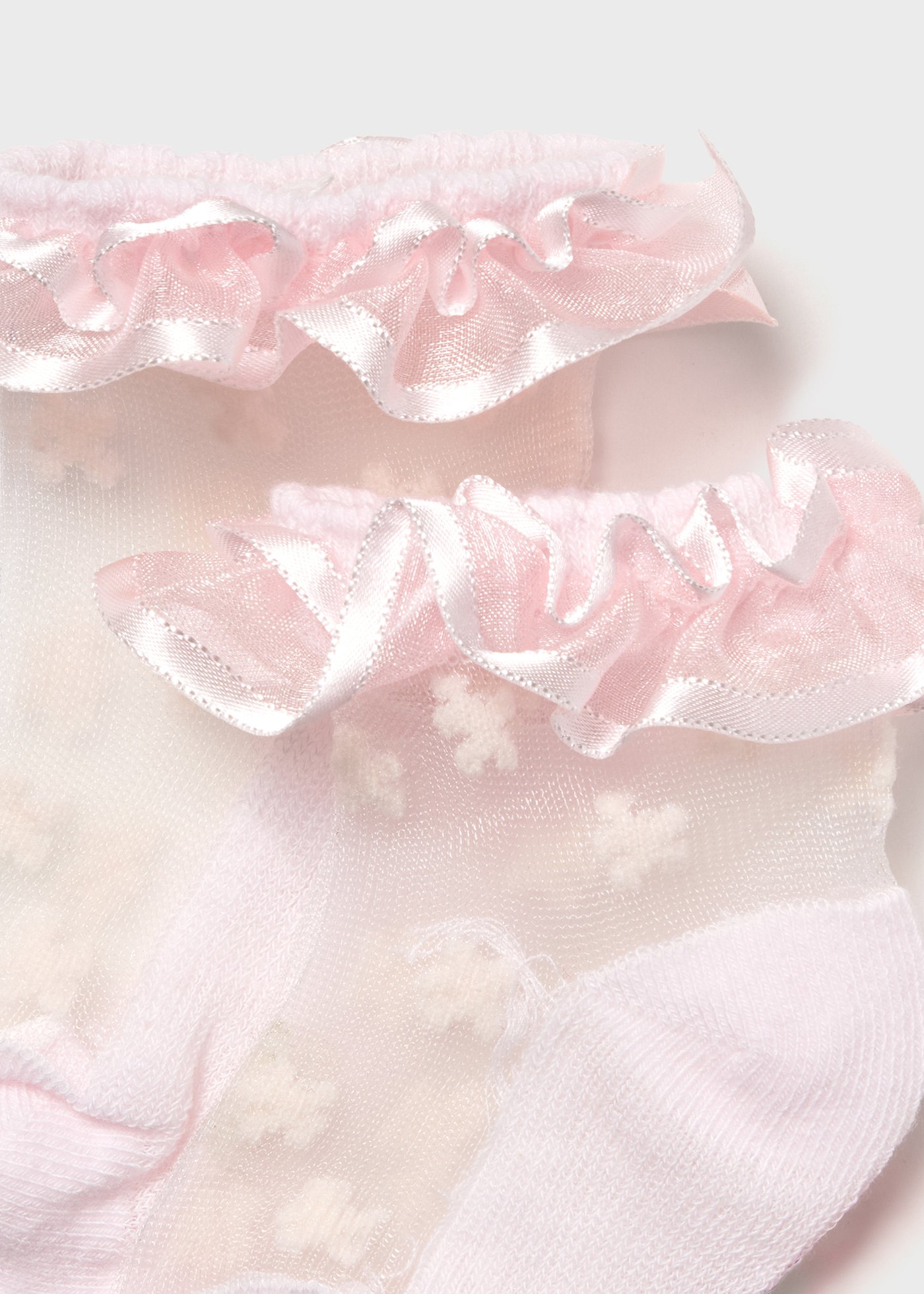 Newborn girl floral socks