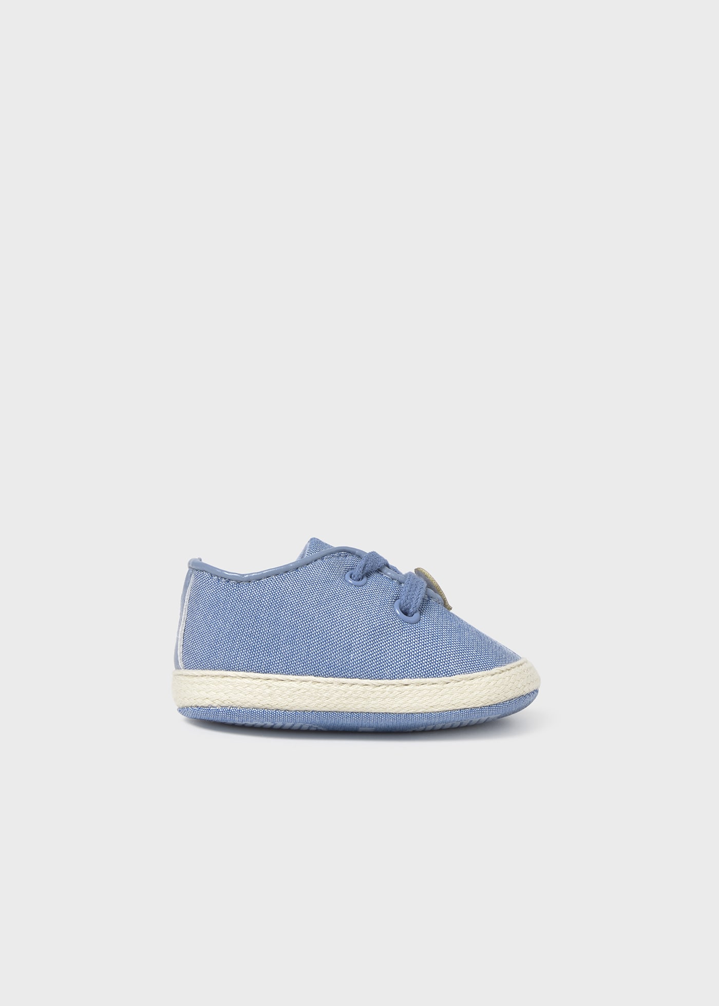 Newborn boy lace up shoes