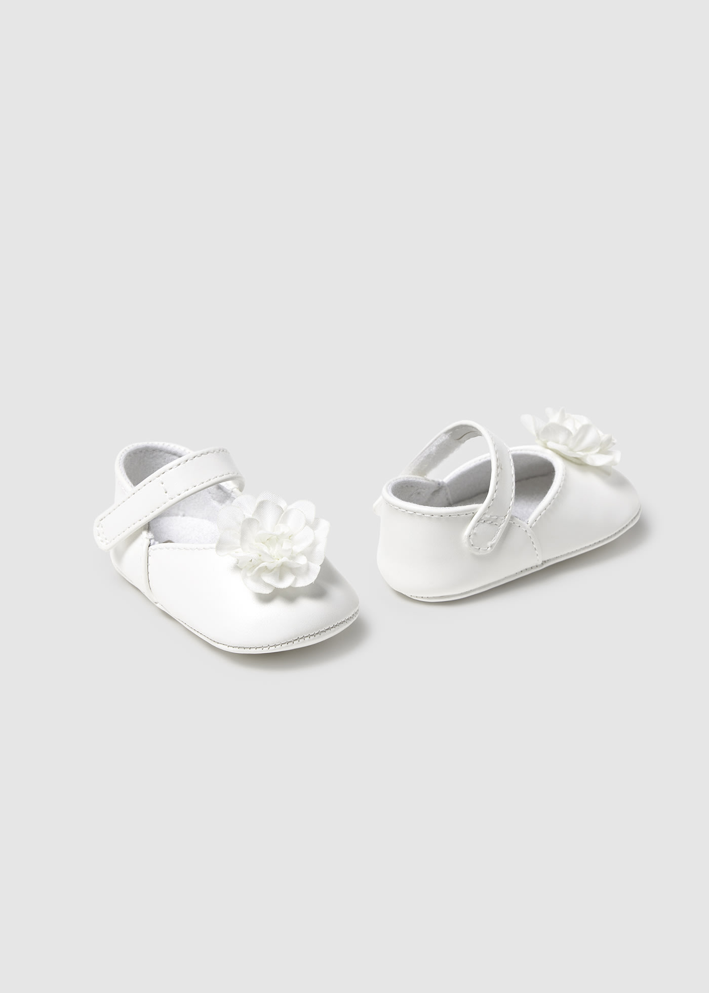 Newborn girl flower Mary Janes